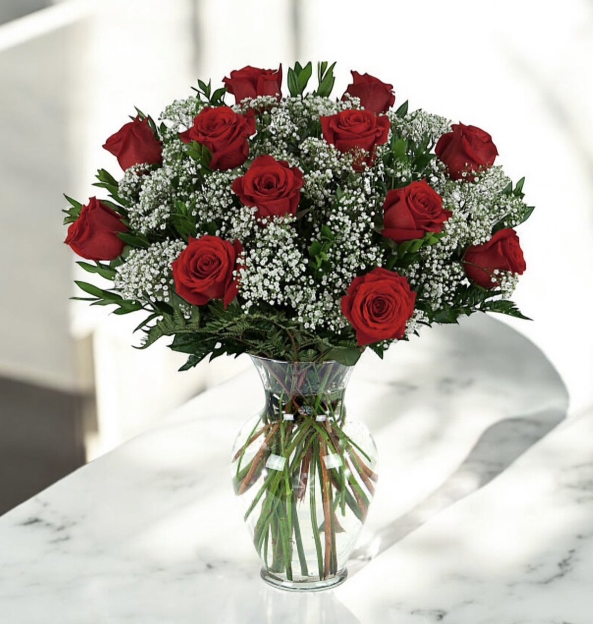 Red Roses - 1 Dozen