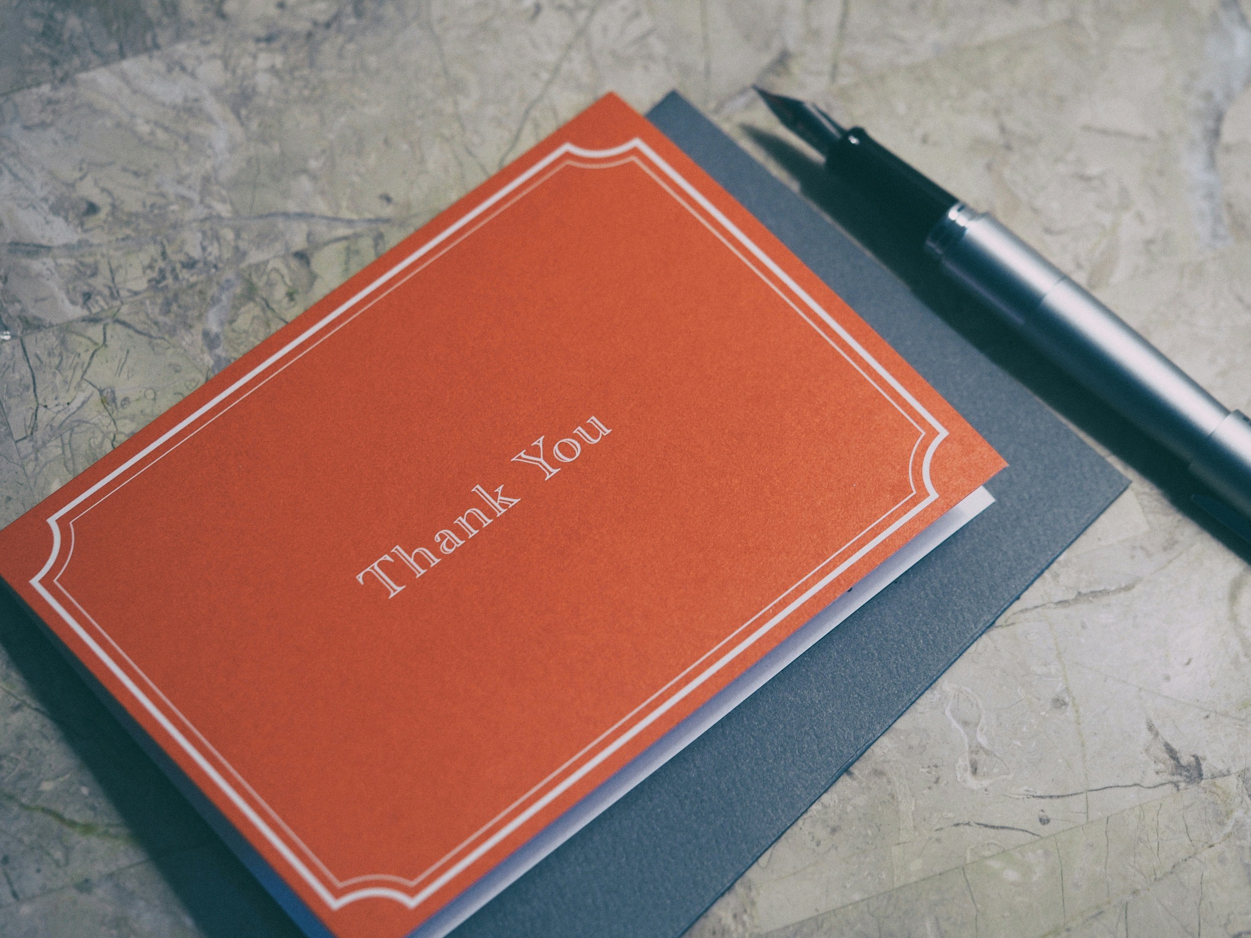 the blog about saying thank you (in writing!)