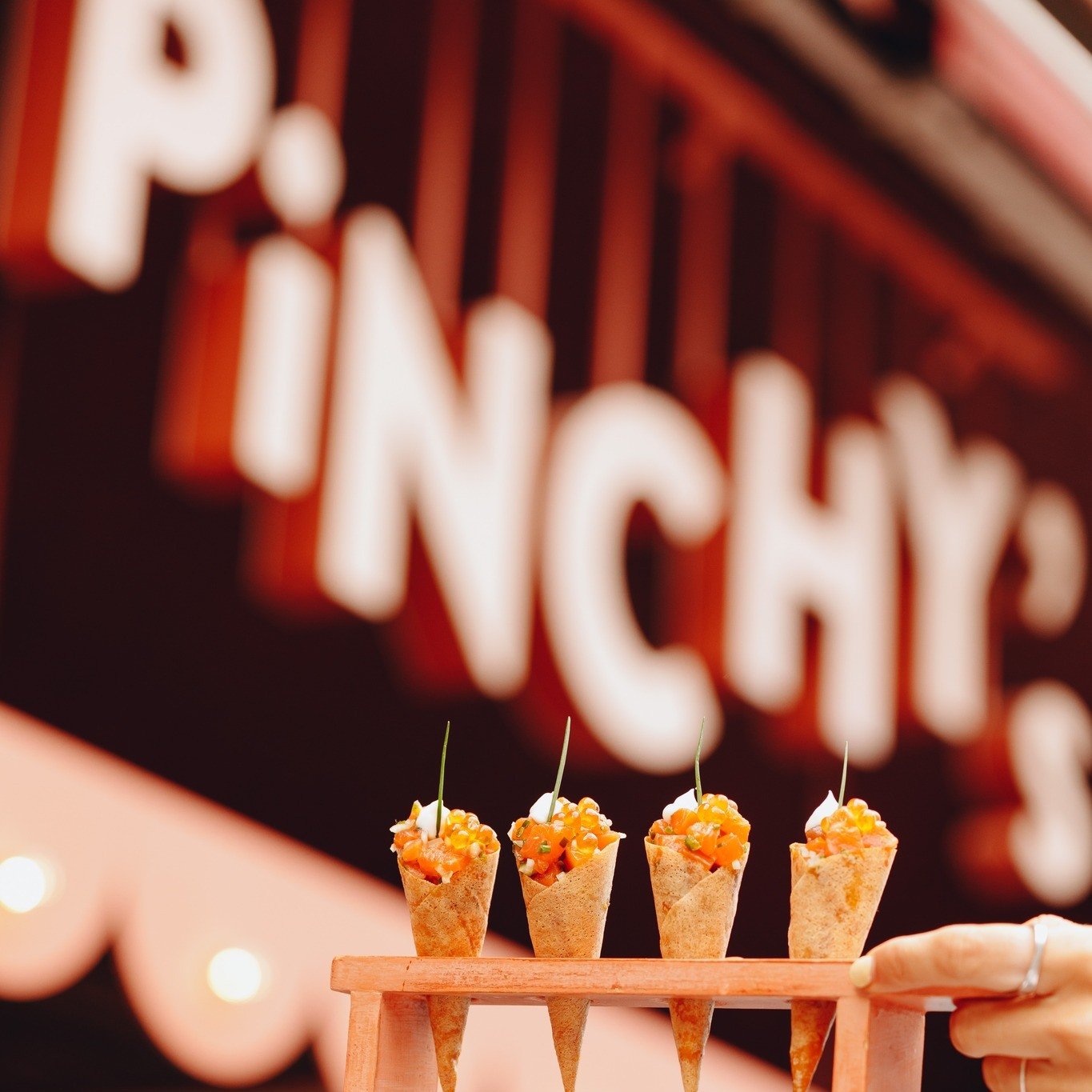 In celebration of Pinchy's 5th Birthday, we are throwing a balcony party each Sunday in December!  With a Spanish BBQ vibe, all you can eat and drink, live entertainment and plenty of smiles.

Reservations are essential.  Please check our website for