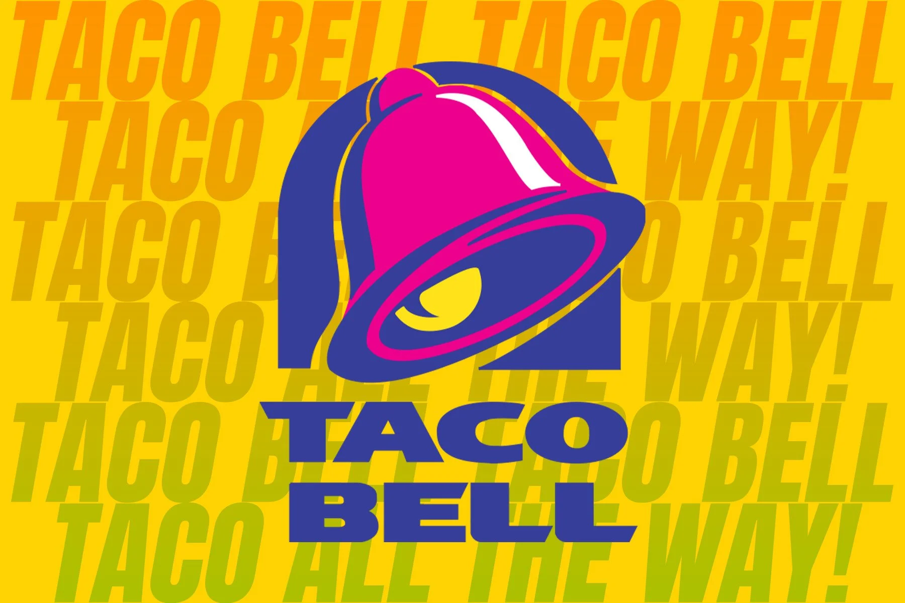 Taco Bell Postcard Front Design