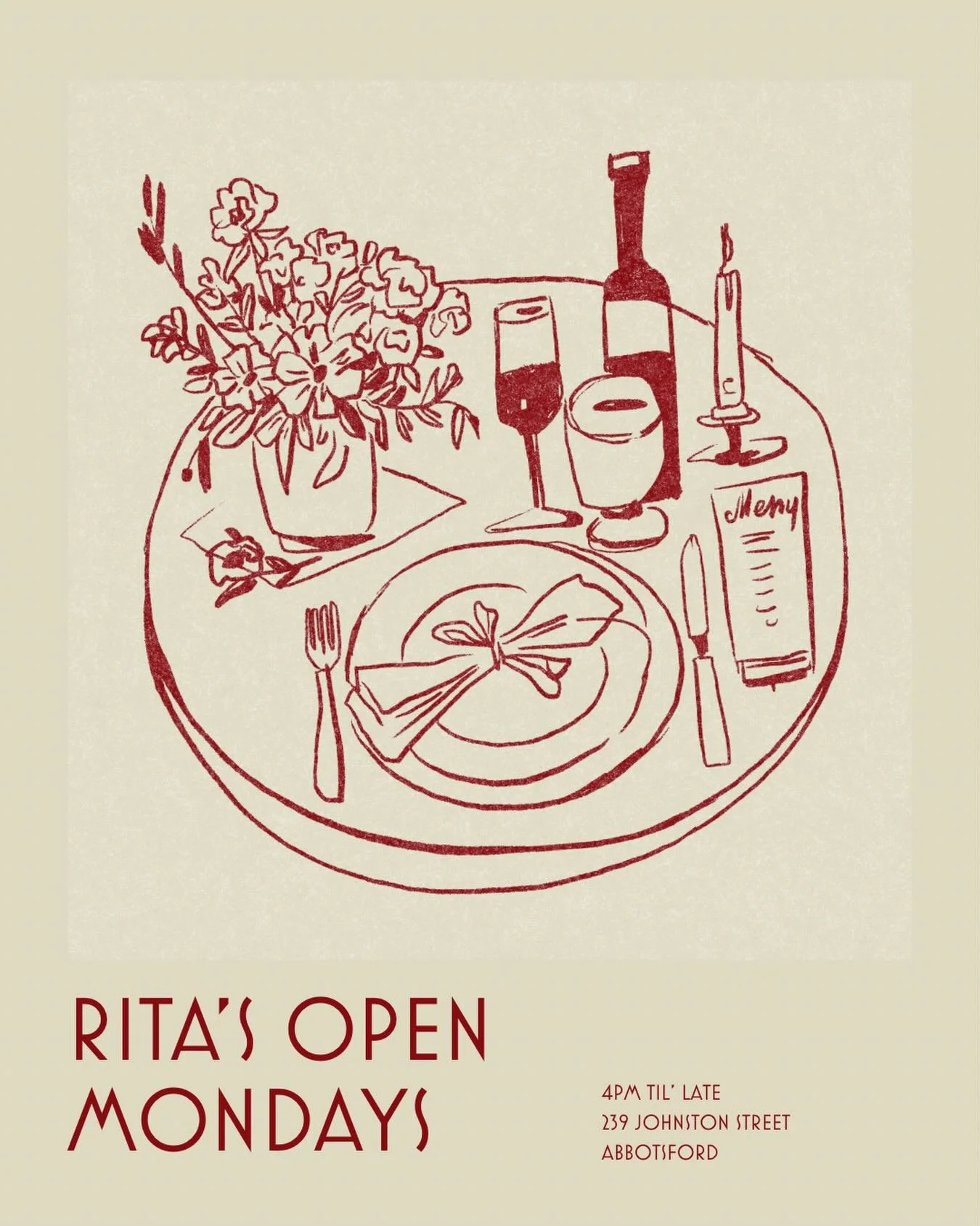 We will be opening from Mondays as of next week! 
Come get all your favourites an extra day of the week
