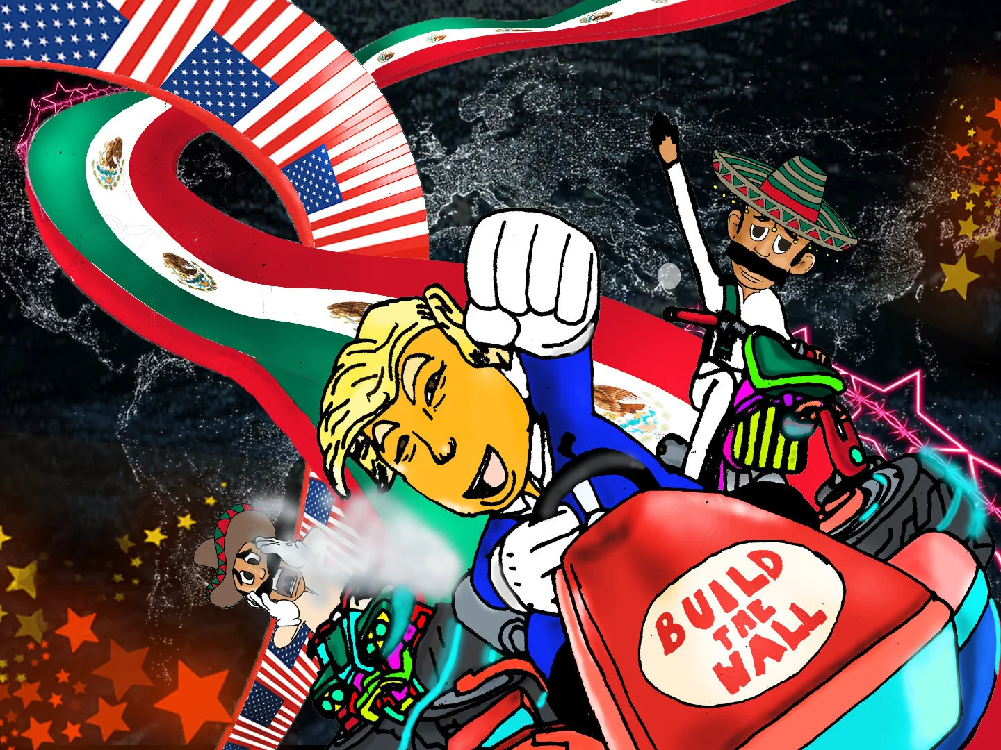 Media: Paint Pens, Photoshop