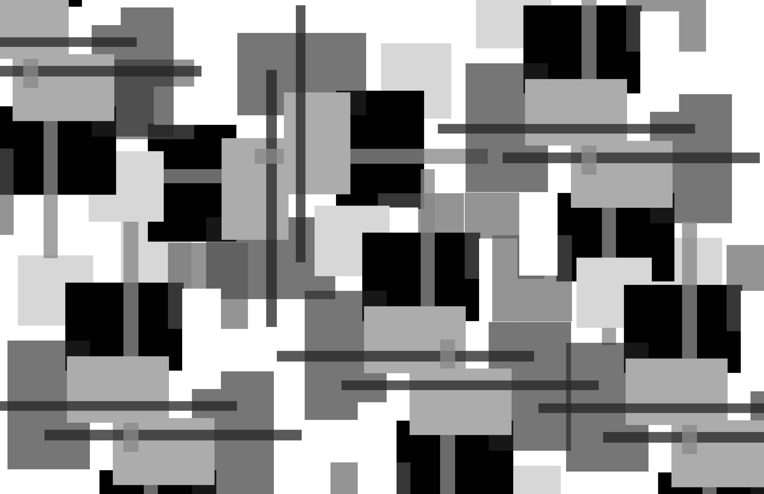 Black and White Rectangle Pattern inspired by trees