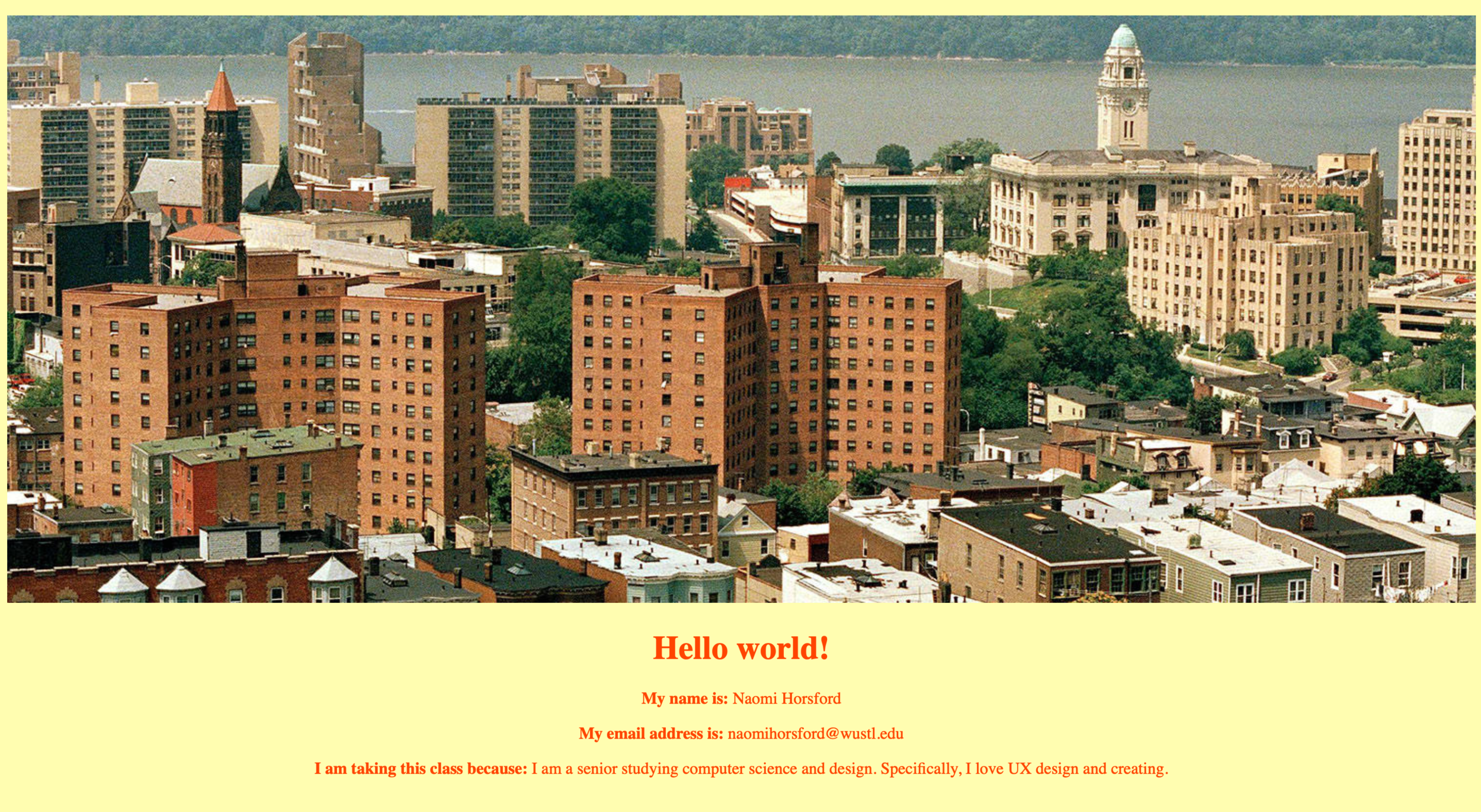Simple HTML Introduction Page