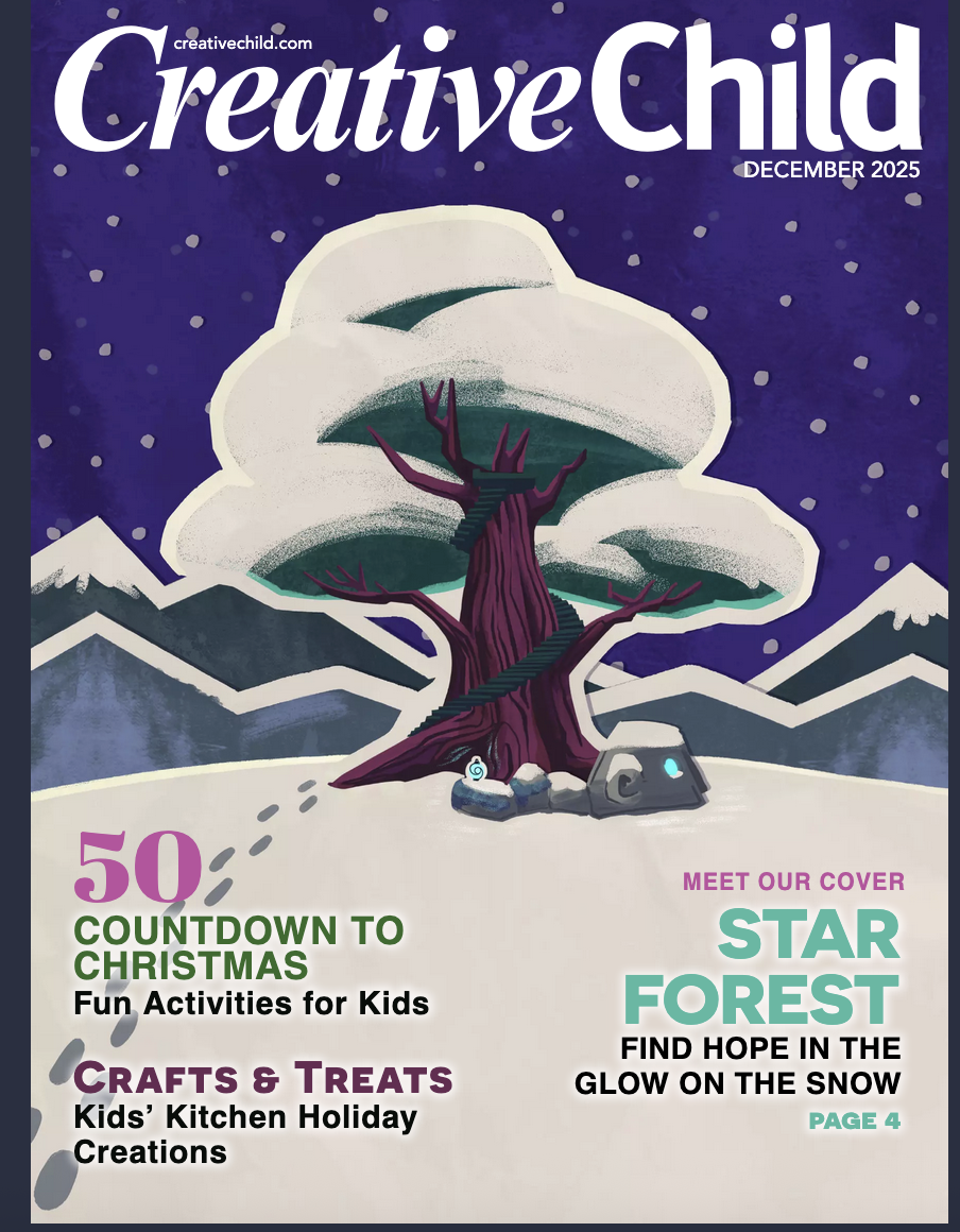 Star Forest is this month's cover for Creative Child Magazine
