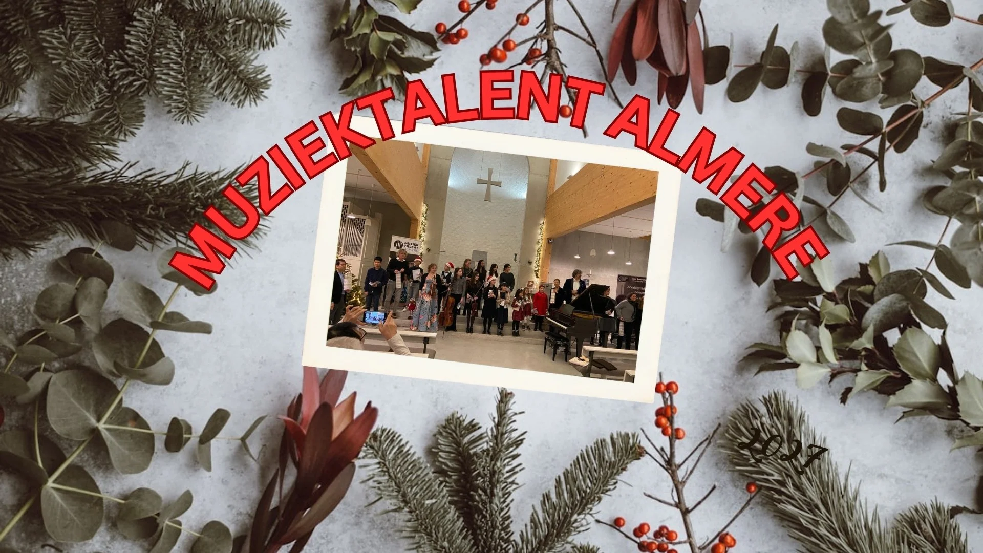 KERSTFEEST Muziektalent Almere