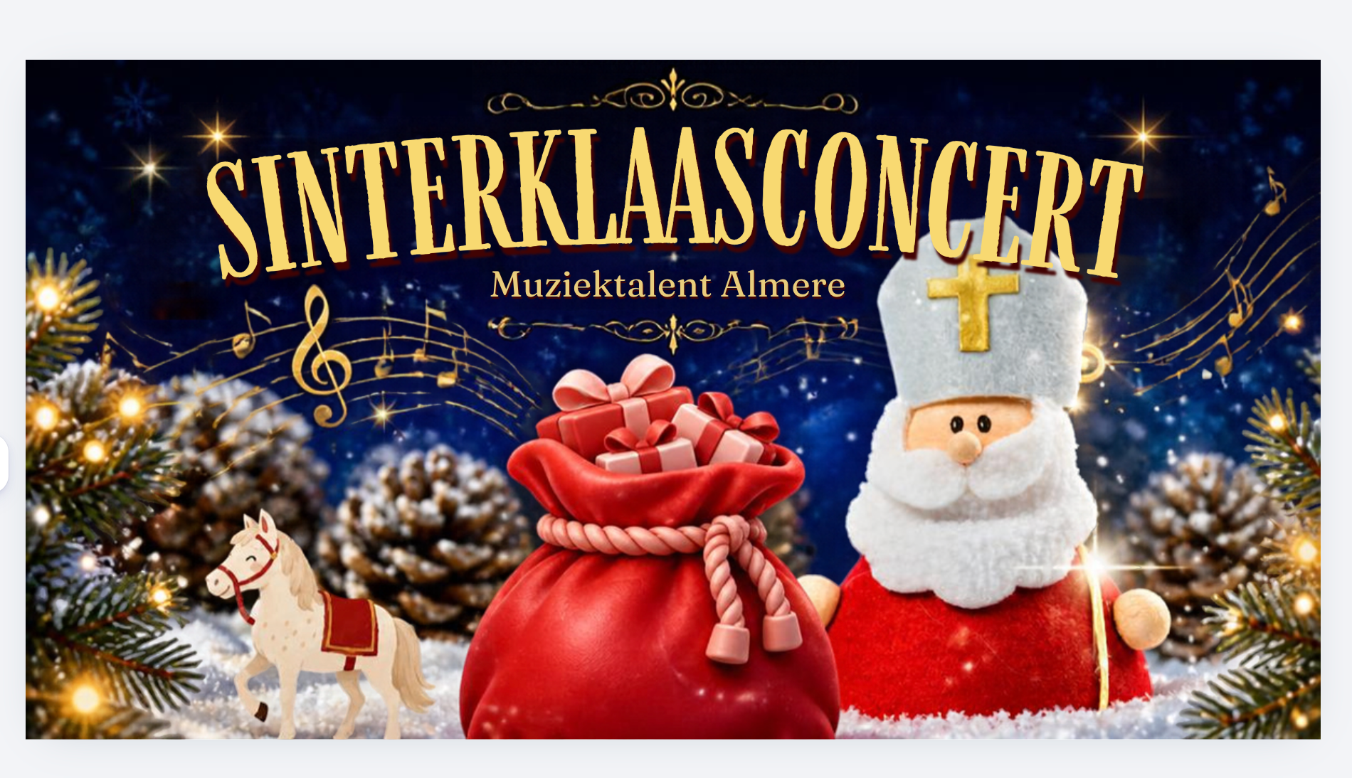 SINTERKLAASCONCERT Muziektalent Almere