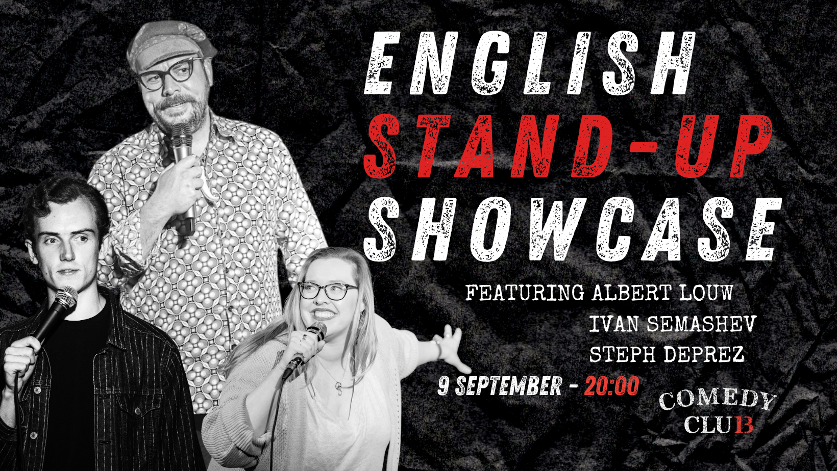 English Stand-Up with Albert Louw