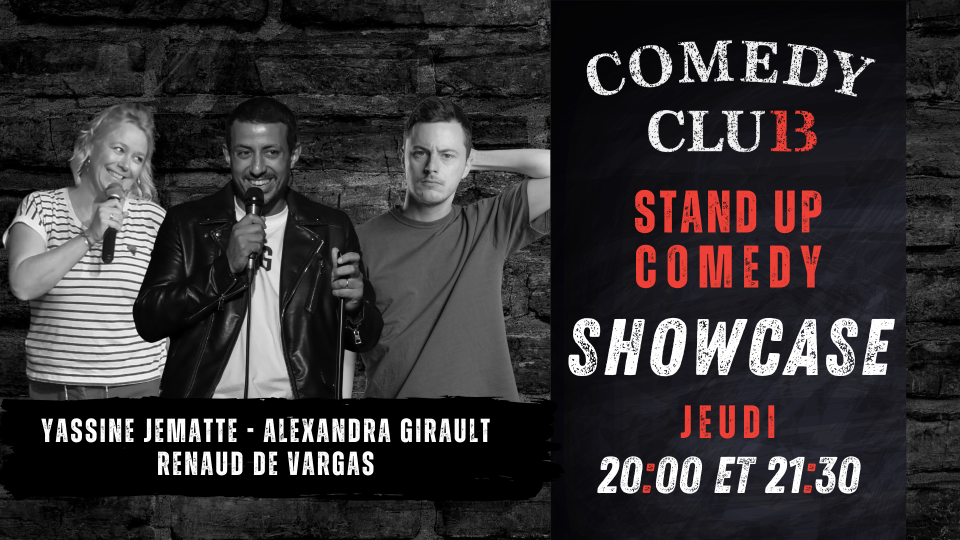 Comedy Club 13 Showcase - 4 Septembre