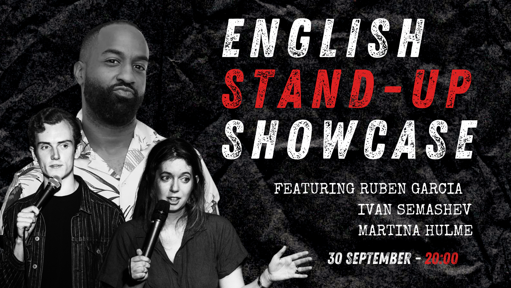 English Stand-Up with Ruben Garcia