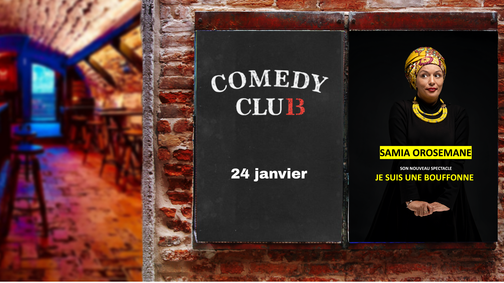 Spectacle : Samia Orosemane