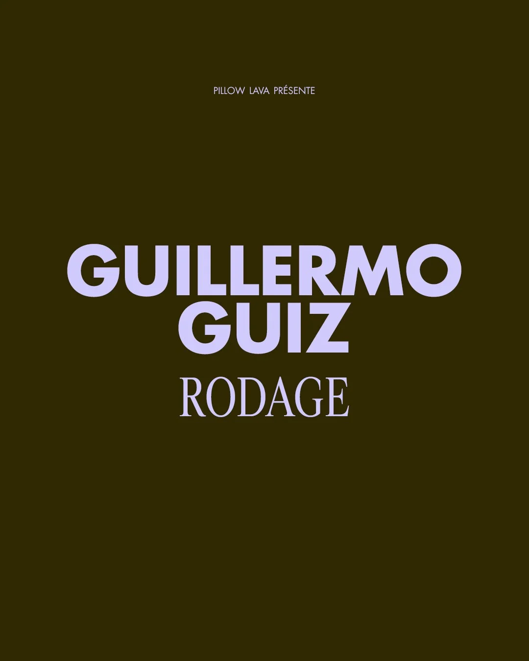 Guillermo Guiz Rodage