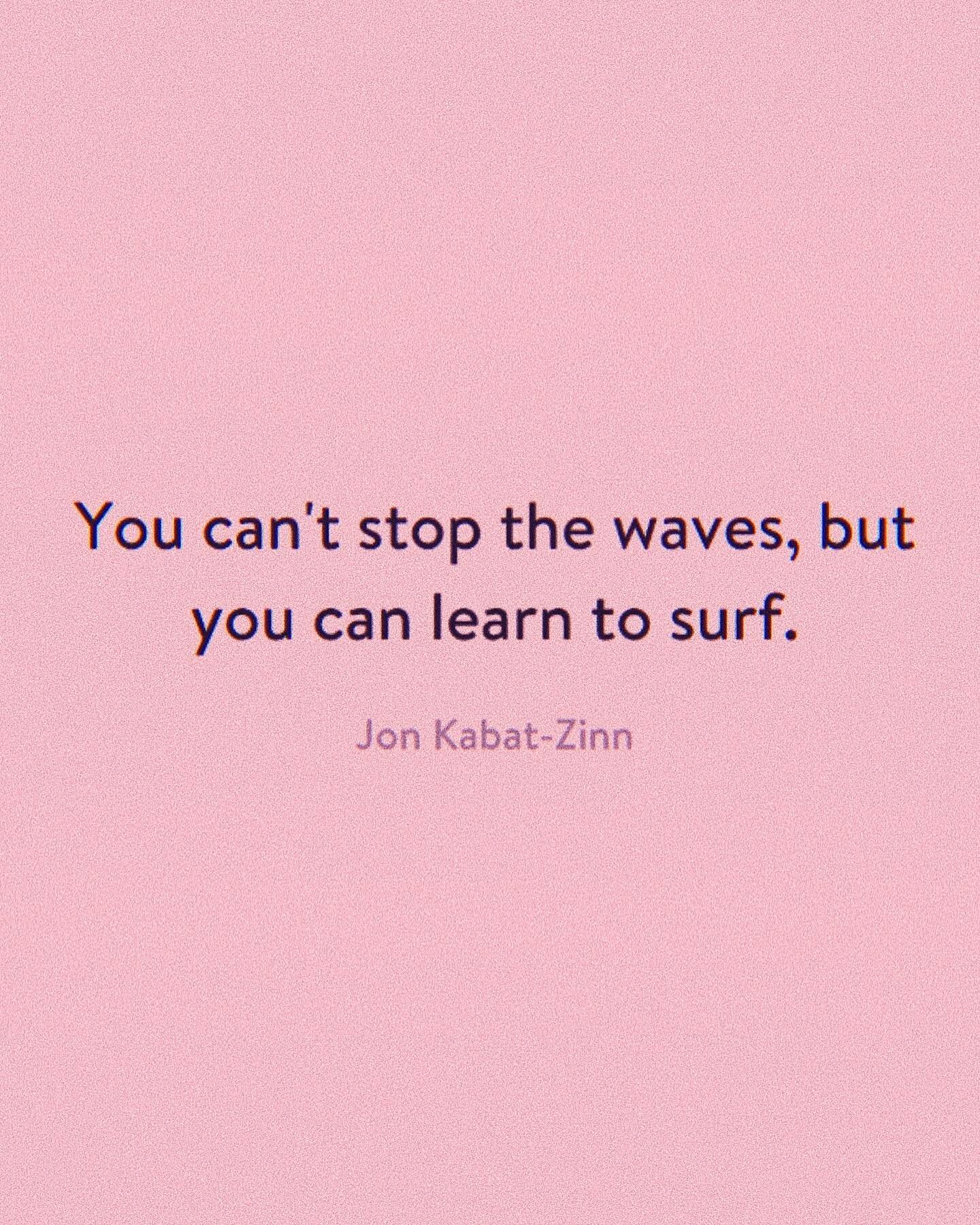 Take this quote however you will&hellip;.I hope it lands for you like it did me&hellip;.let&rsquo;s just say I started surfing (physically and metaphorically) and just like that, the waves are no longer bewildering rather something I seek daily to ch