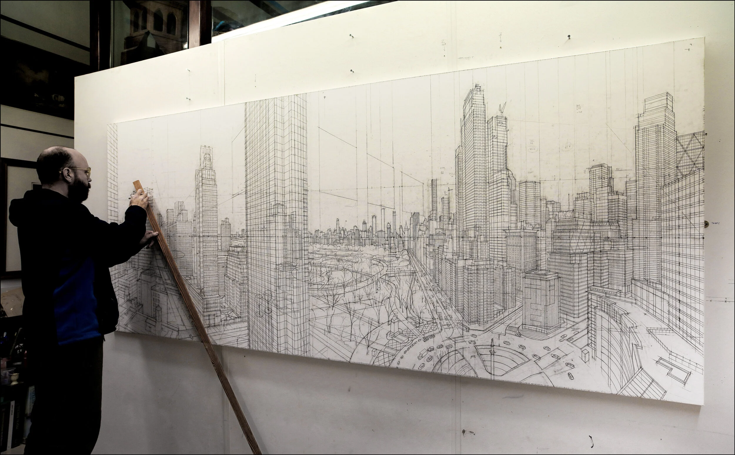  Preparatory drawing for Mandarin Oriental 
