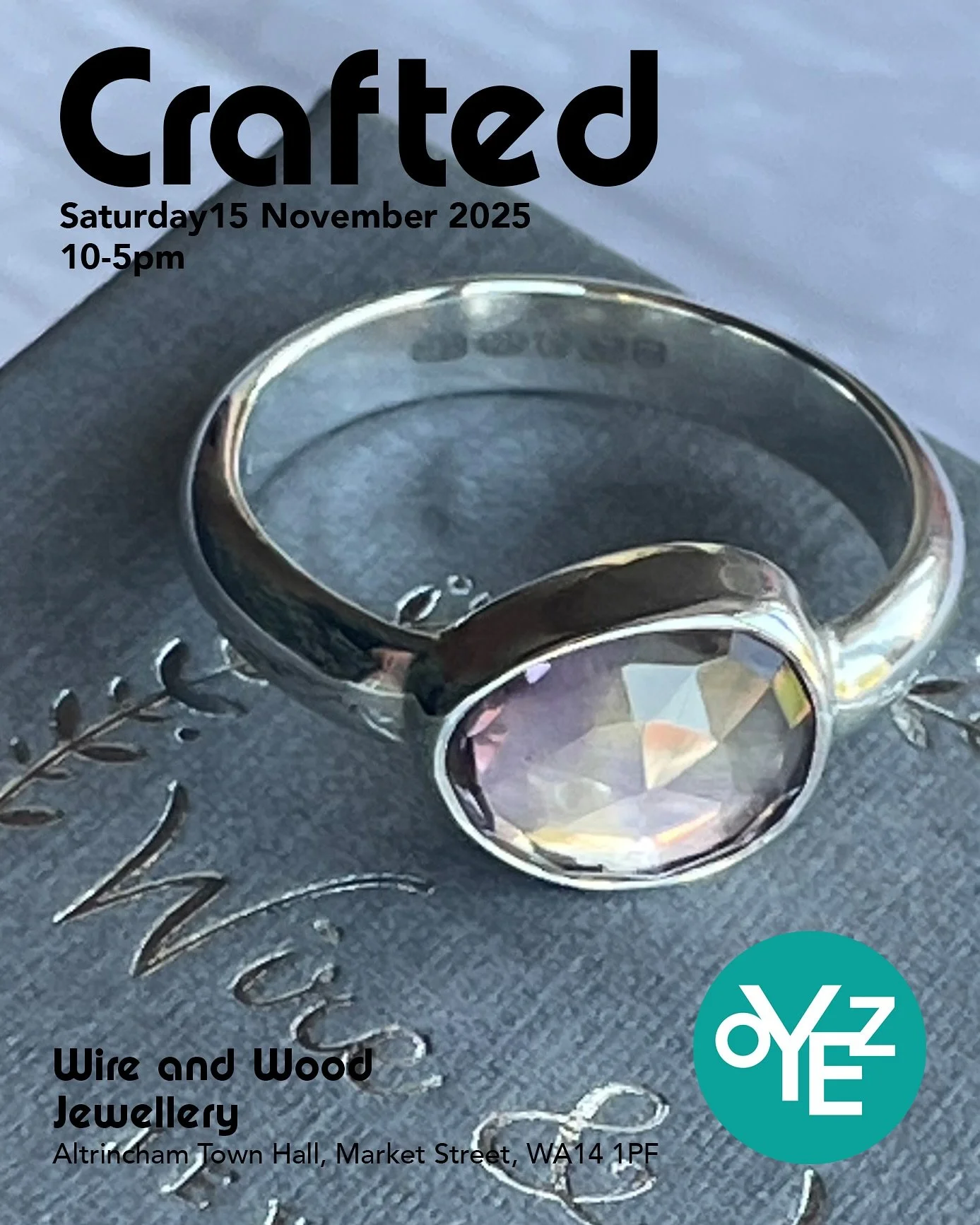 Looking forward to the first of a few craft fairs coming up in November/December. The first is Crafted 2025 organised by @oyez_arts 

⭐️Saturday 15th November
⭐️10am - 5pm
⭐️Altrincham Town Hall, Market Street, Altrincham

Come along to shop local an