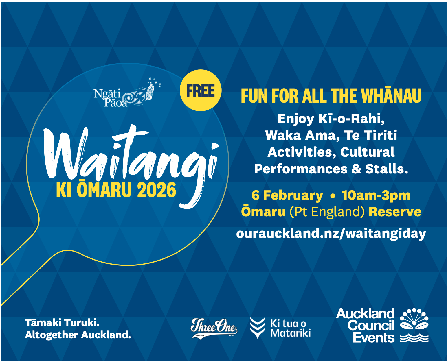 Waitangi at Pt England Reserve 2026