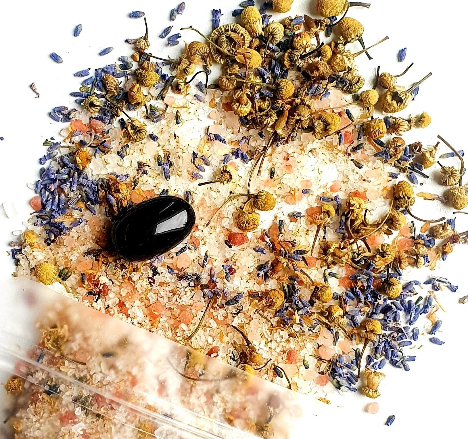 new moon ritual, natural bath salts, epson bath salts, natural bath and body, luxury bath salts