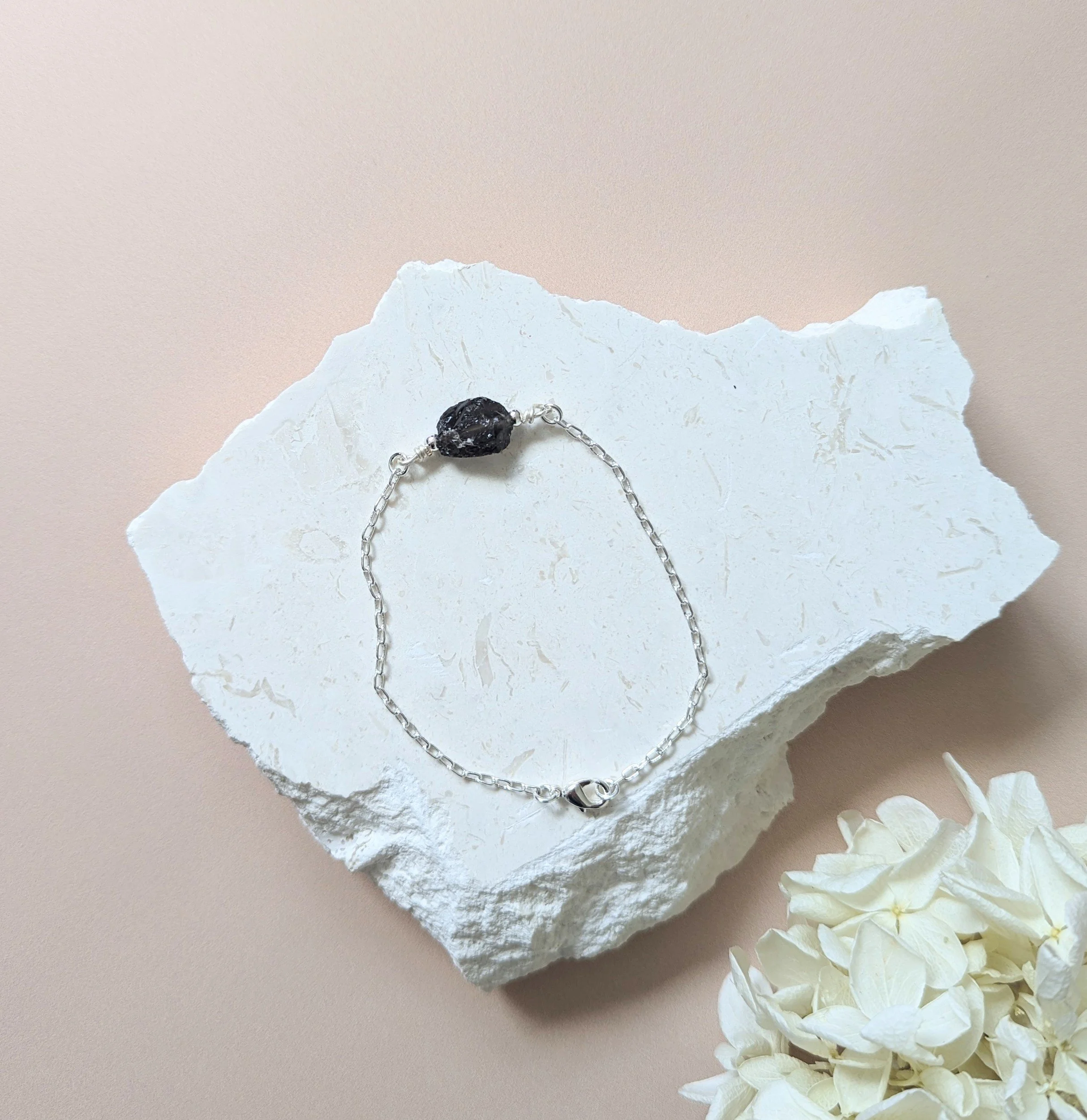 Smokey quartz bracelet, crystal jewellery, handmade crystal jewellery, Crystal Jewellery Australia. Smokey quartz bracelet