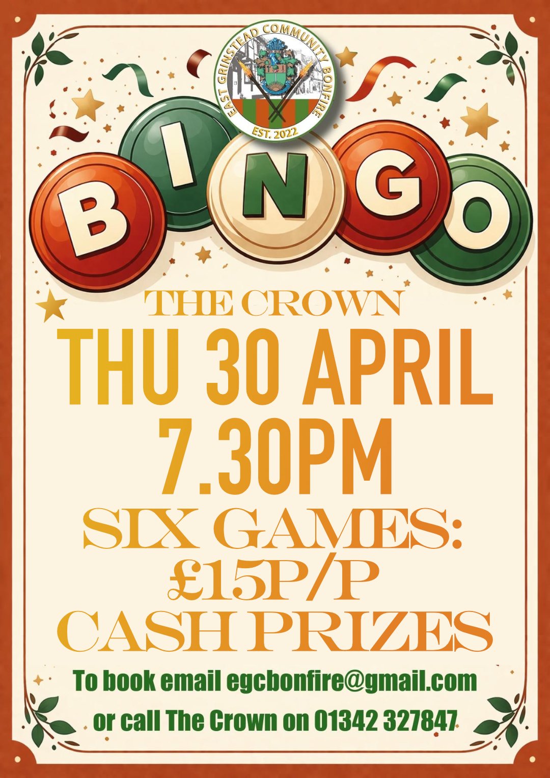 Bingo Night April 2026