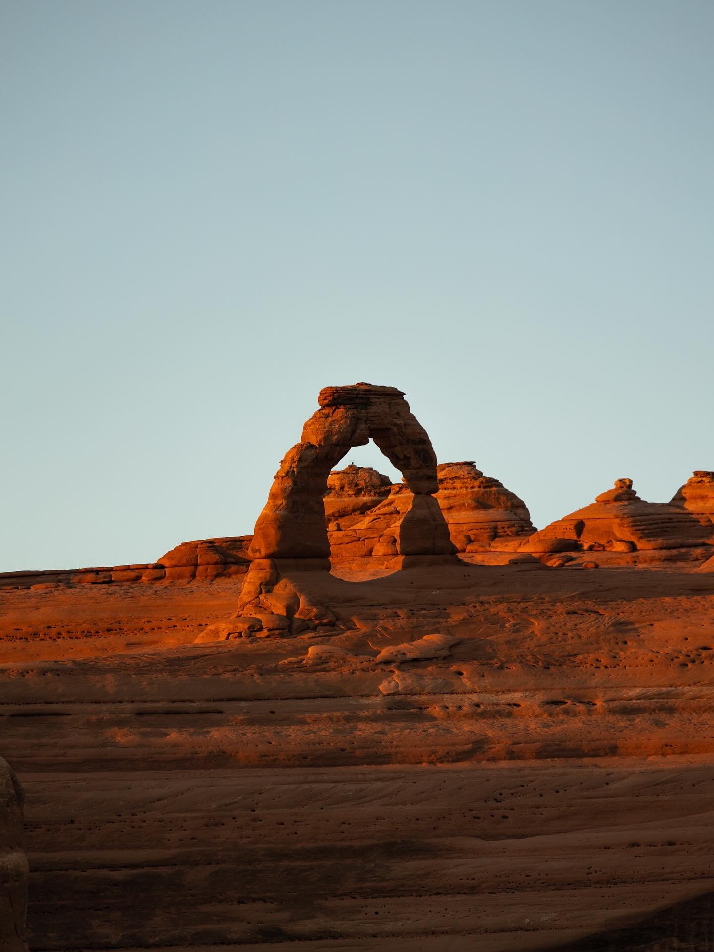 Sunset over Delicate Arch. We were on the wrong trail so this was as close as we could get, but the view was great still 🏜️
Utah &ndash; October 2024

#arches #archesnationalpark #utah #utahphotographer #photography