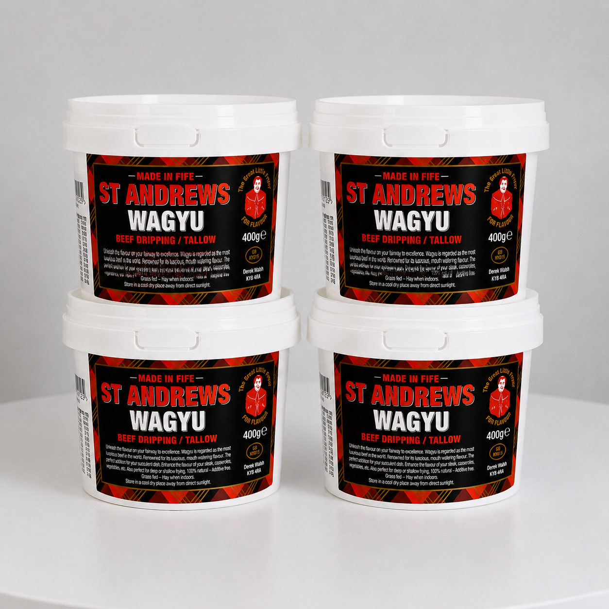 ST. ANDREWS WAGYU BEEF DRIPPING / TALLOW 4x400g