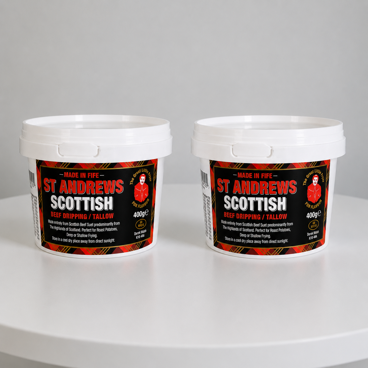 ST. ANDREWS SCOTTISH BEEF DRIPPING / TALLOW 2x400g