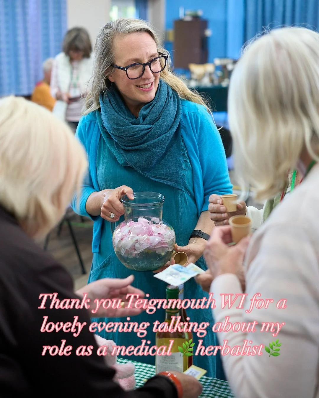 Thank you Teignmouth WI for your warm welcome and for inviting me to talk about my role as a medical herbalist 🌿💚🌿

I shared how I treat people in my practice to target the root cause of imbalance and create bespoke herbal medicines to restore hea