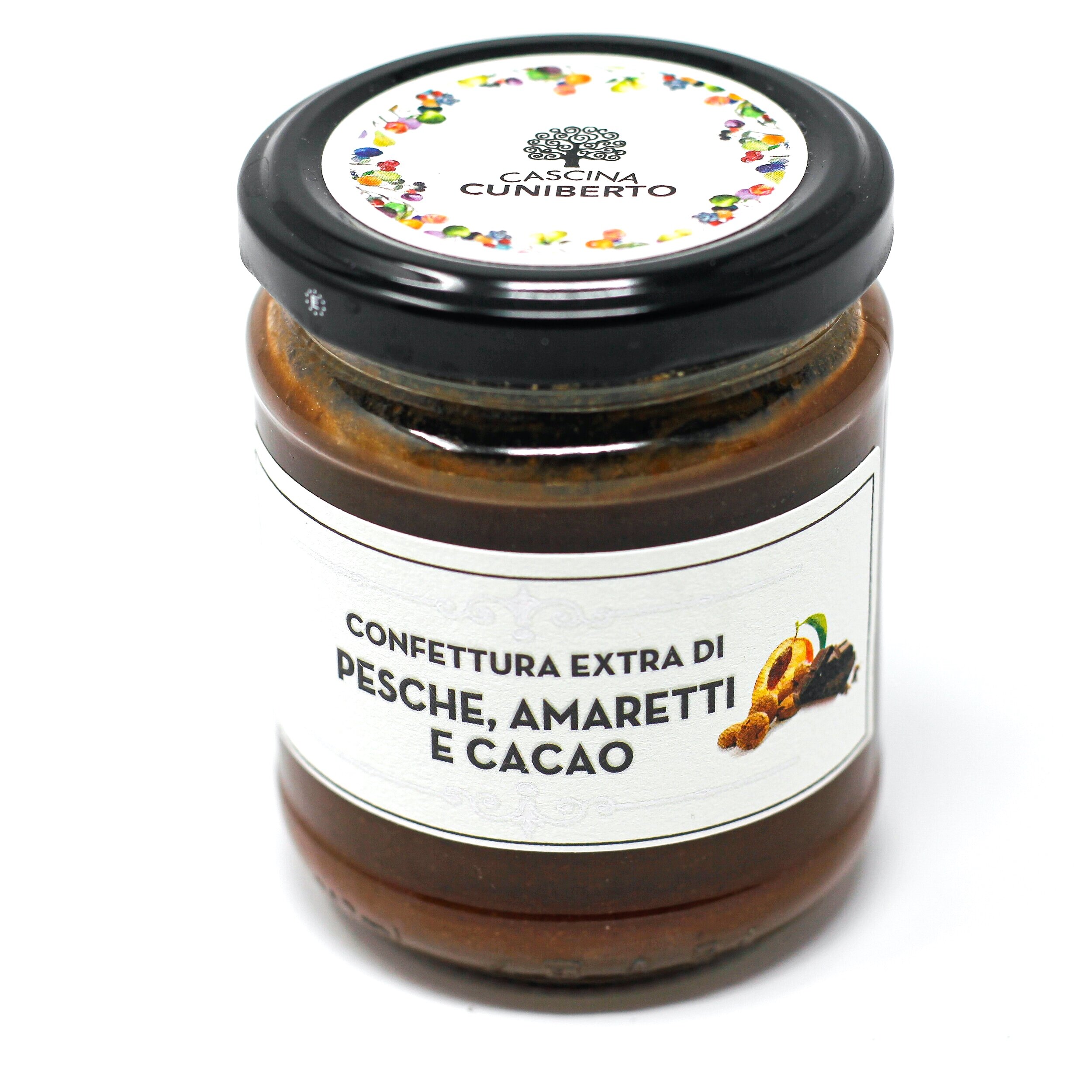 PESCHE, AMARETTI E CACAO