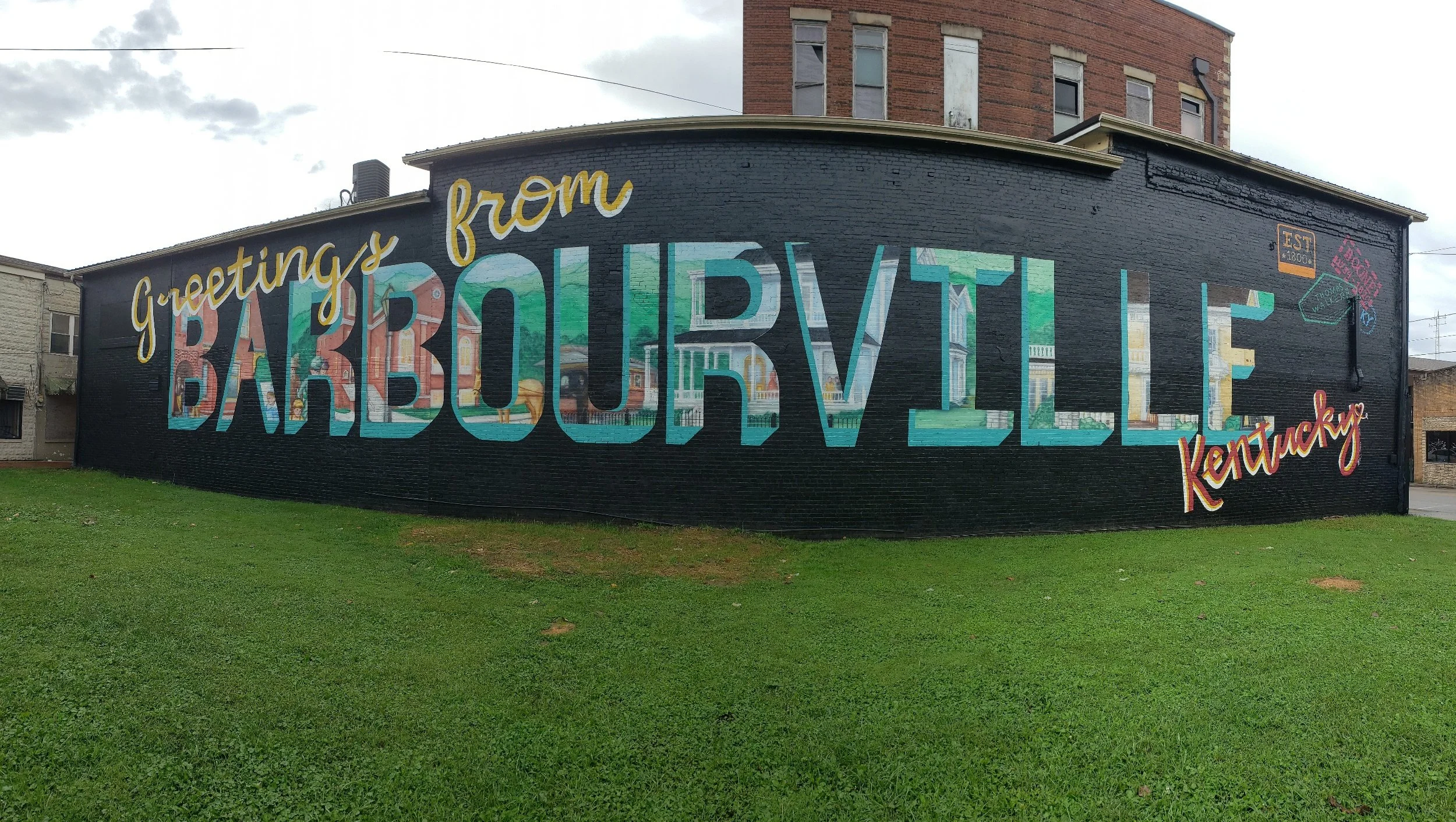 KTurner 2021 Greeting Card Mural, Barbourville,KY
