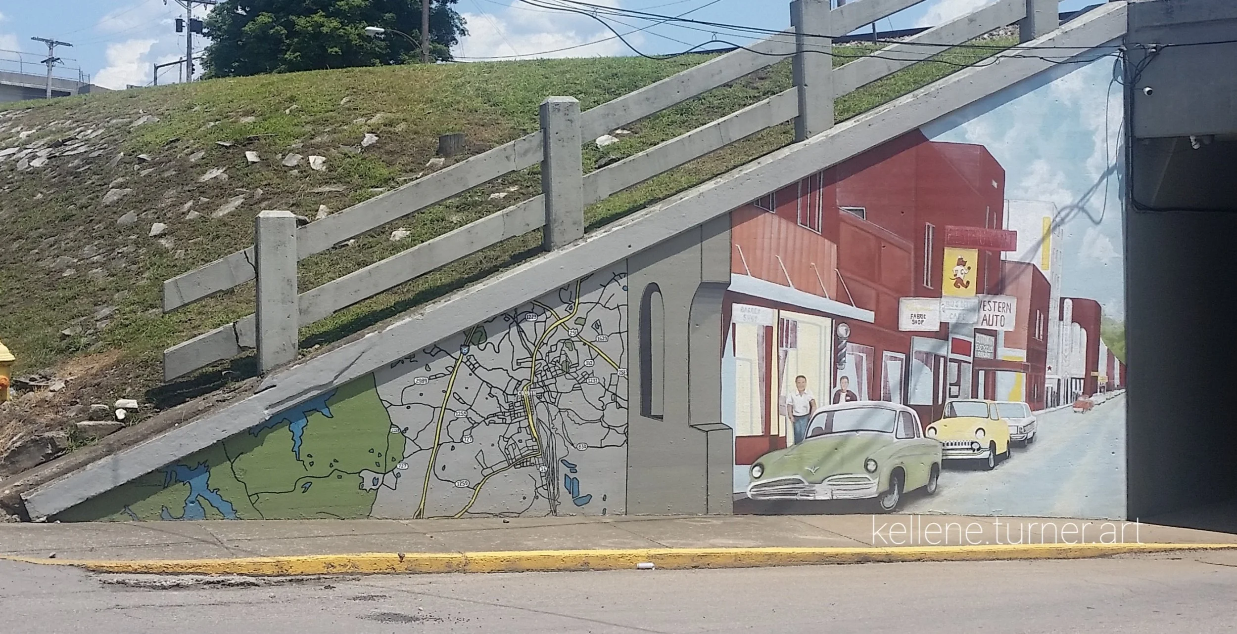 KTurner 2018 Corbin, KY Underpass Mural