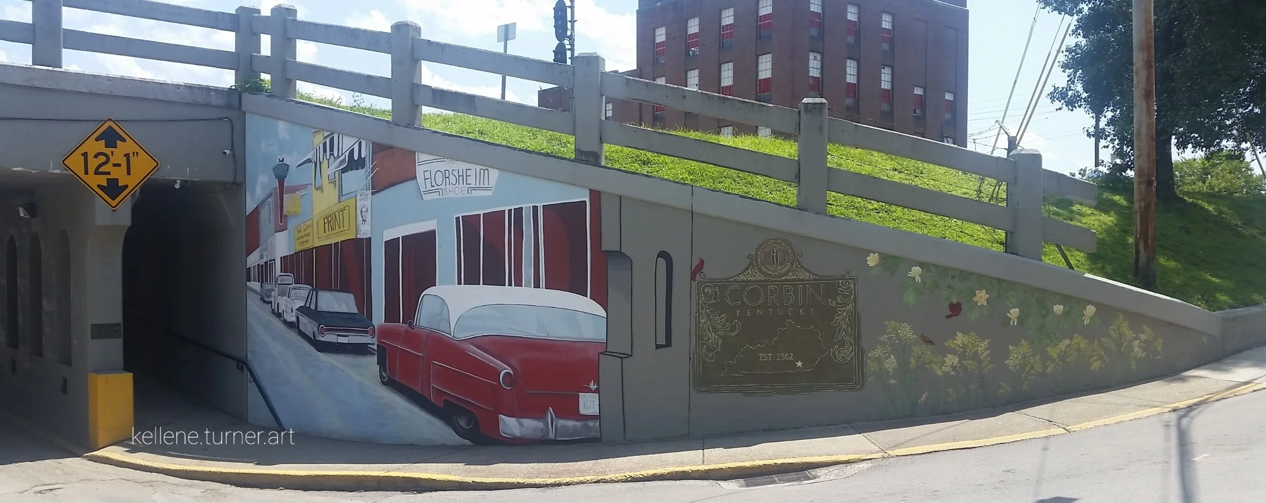 KTurner 2018 Corbin, KY Underpass Mural