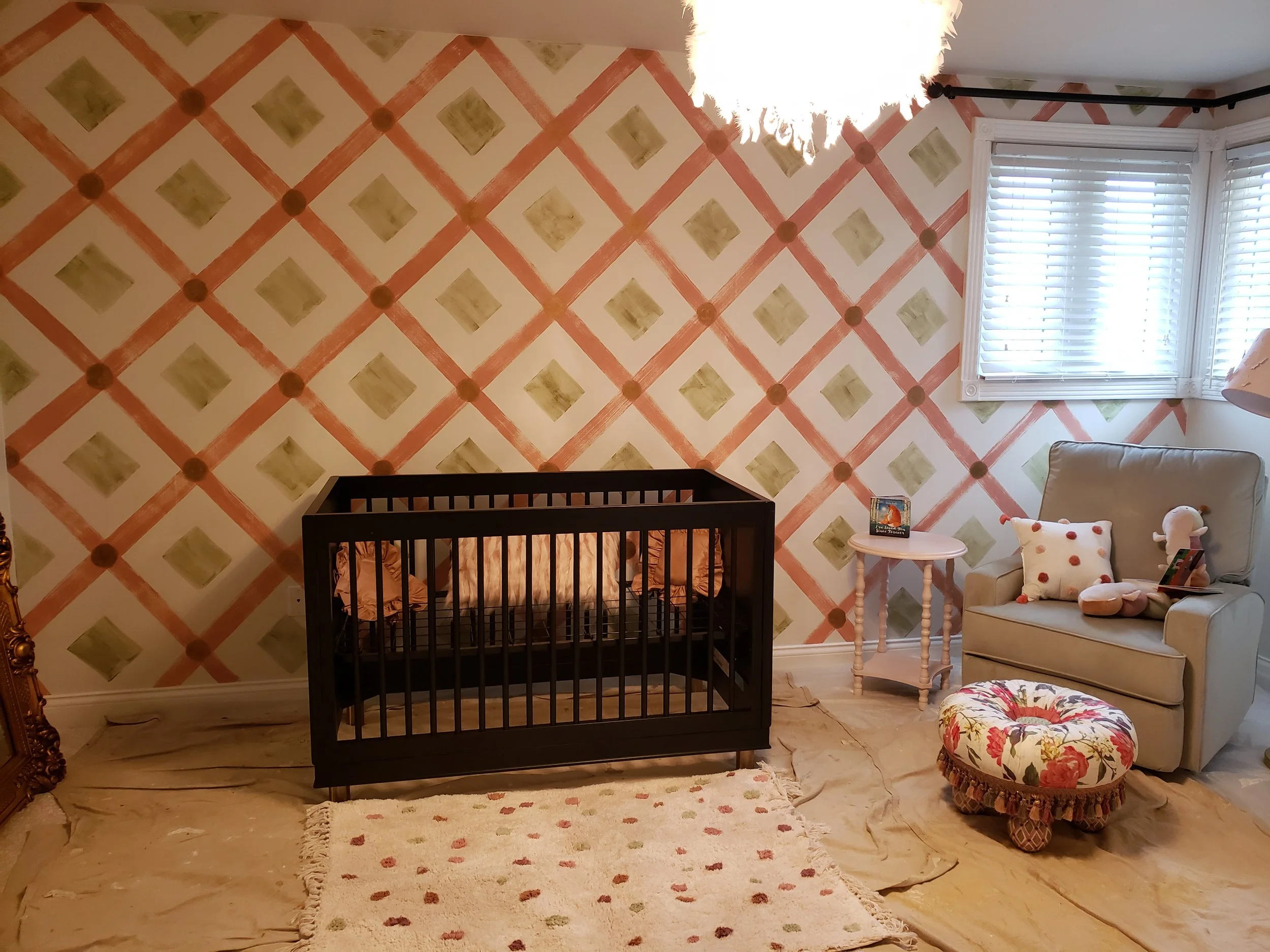 KTurner 2021 Custom wall design, private residence, Richmond, KY