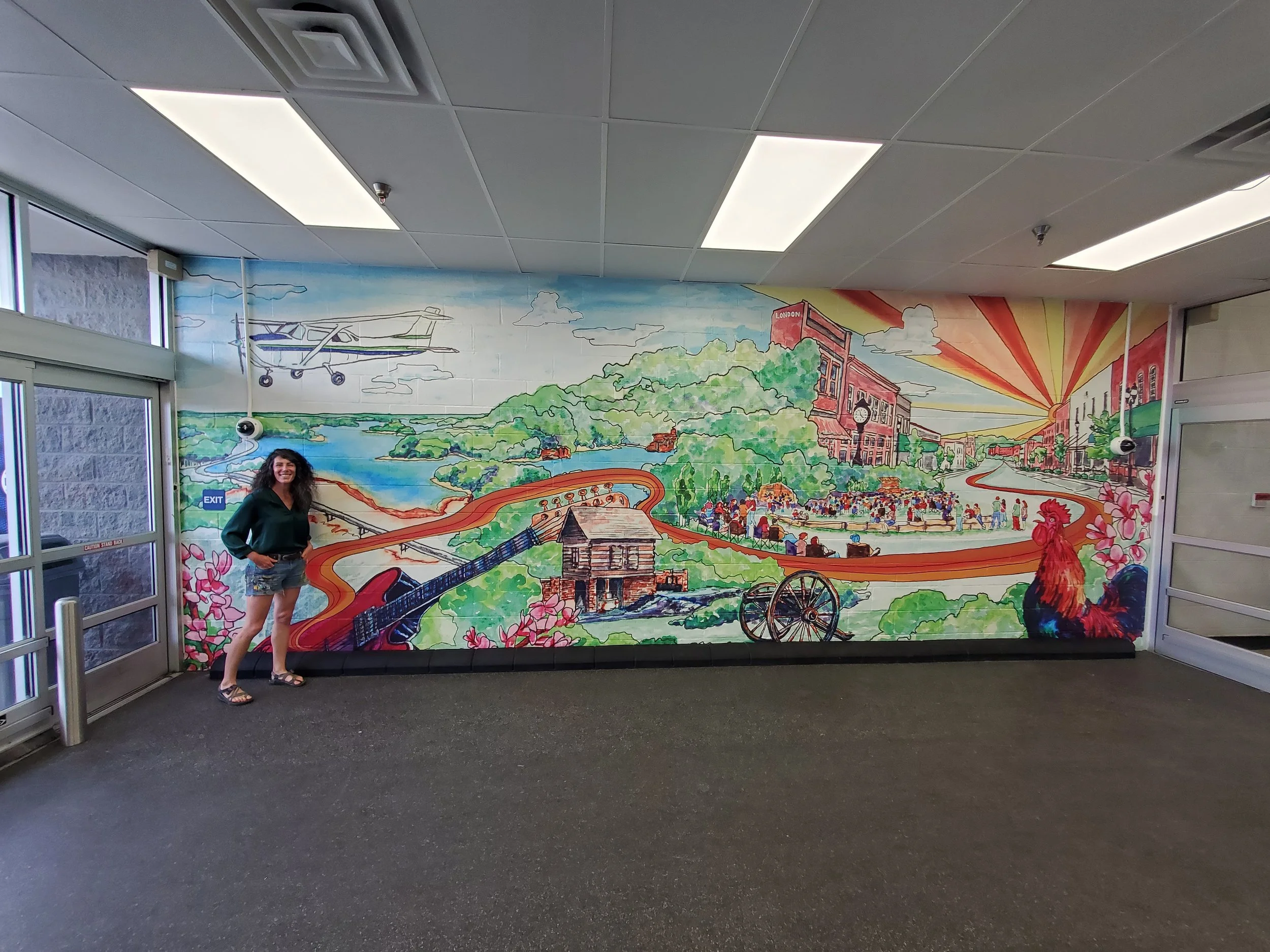 London Walmart Mural, 2024, London, KY