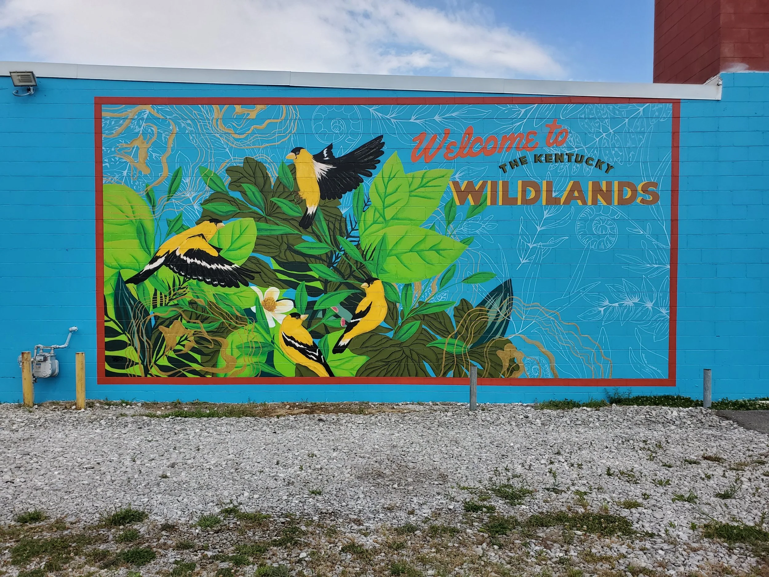 KTurner 2023 Kentucky Wildlands Mural in Corbin, KY