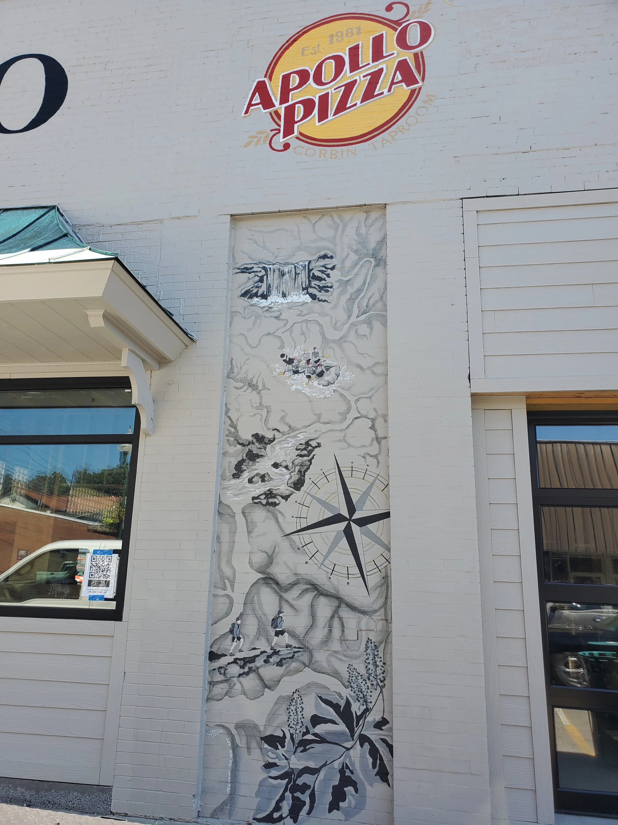 Corbin Recreation Mural, Apollo Pizza, Corbin, KY