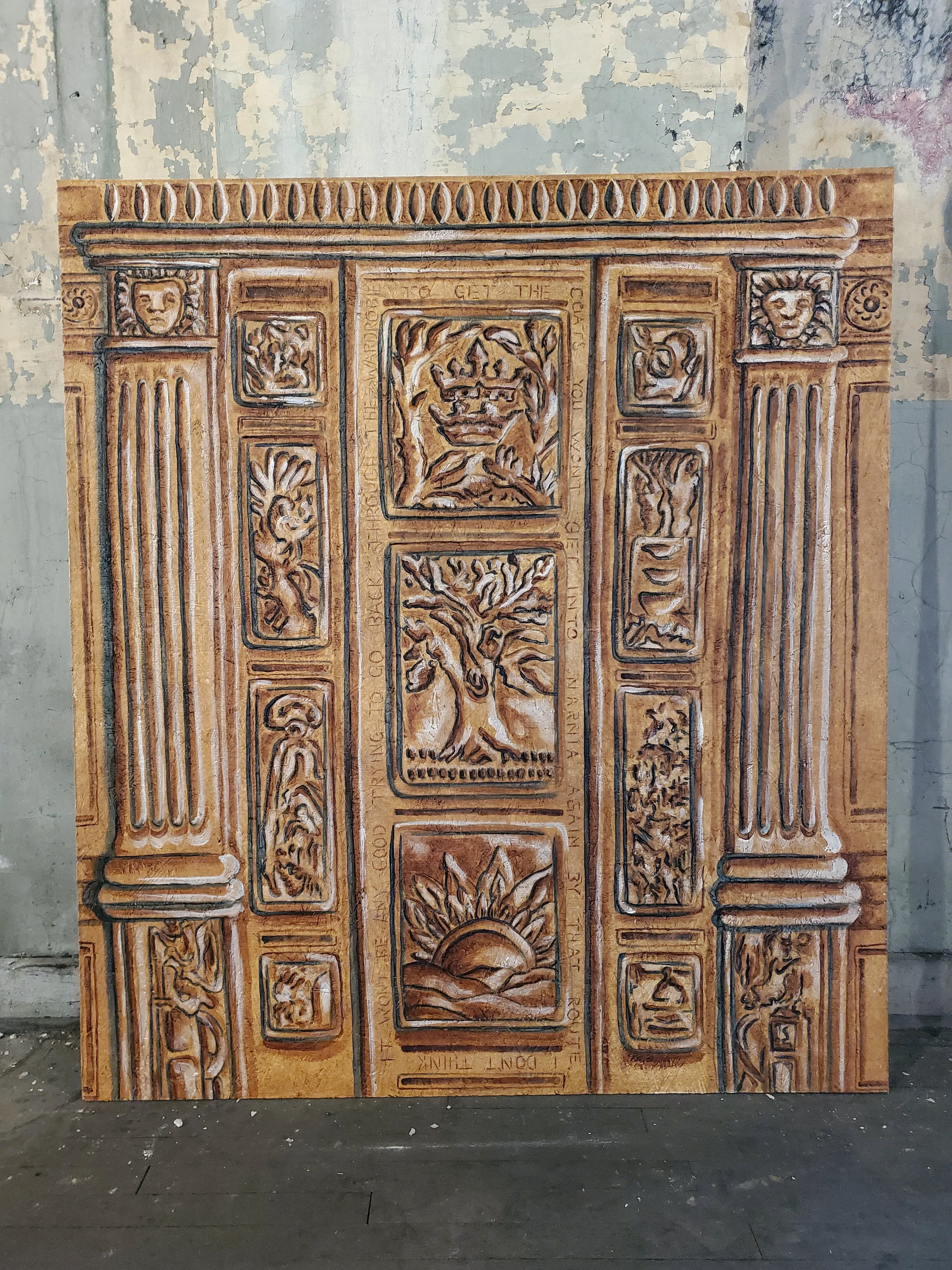 KTurner 2023 Faux Finish Narnia Door, Creekside Gardens, London, KY