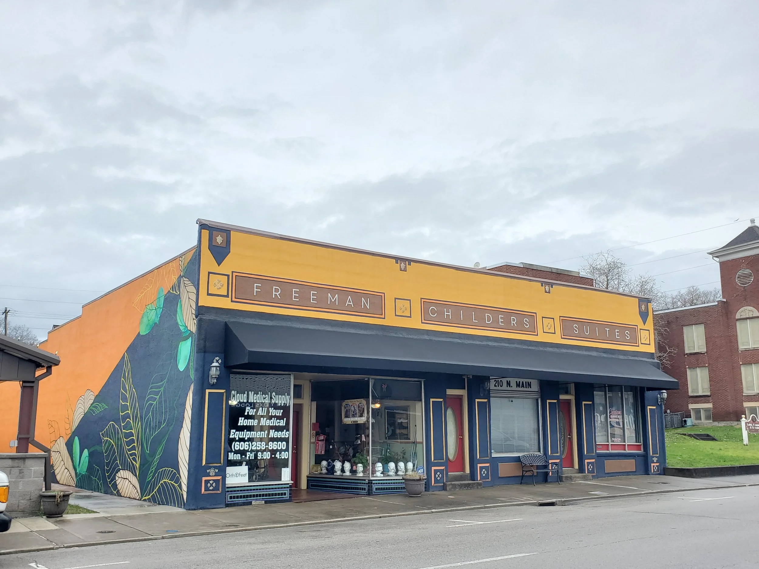 Freeman & Childres Mural Facade, 2024, Corbin KY