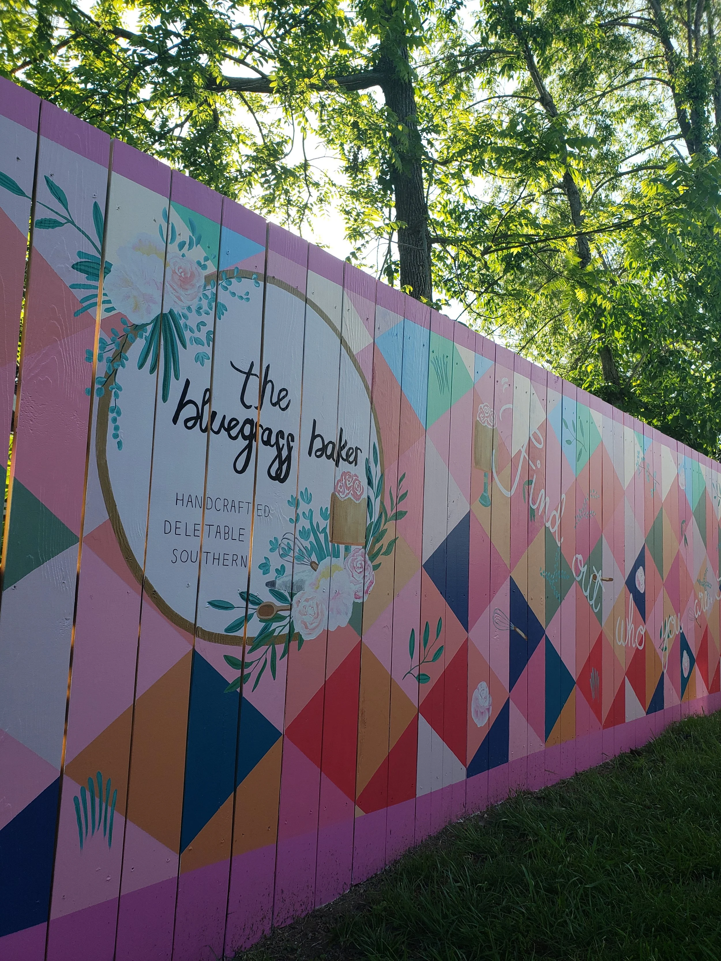 KTurner 2022 Bluegrass Baker Branding mural, London, KY