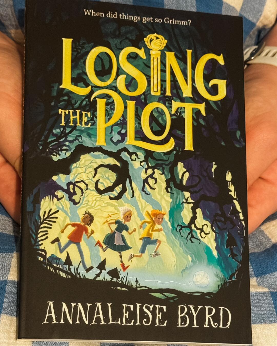 Look what I started reading with my daughter tonight @annaleisebyrd! Congratulations on your publication day tomorrow - may it be the first of many 🎉