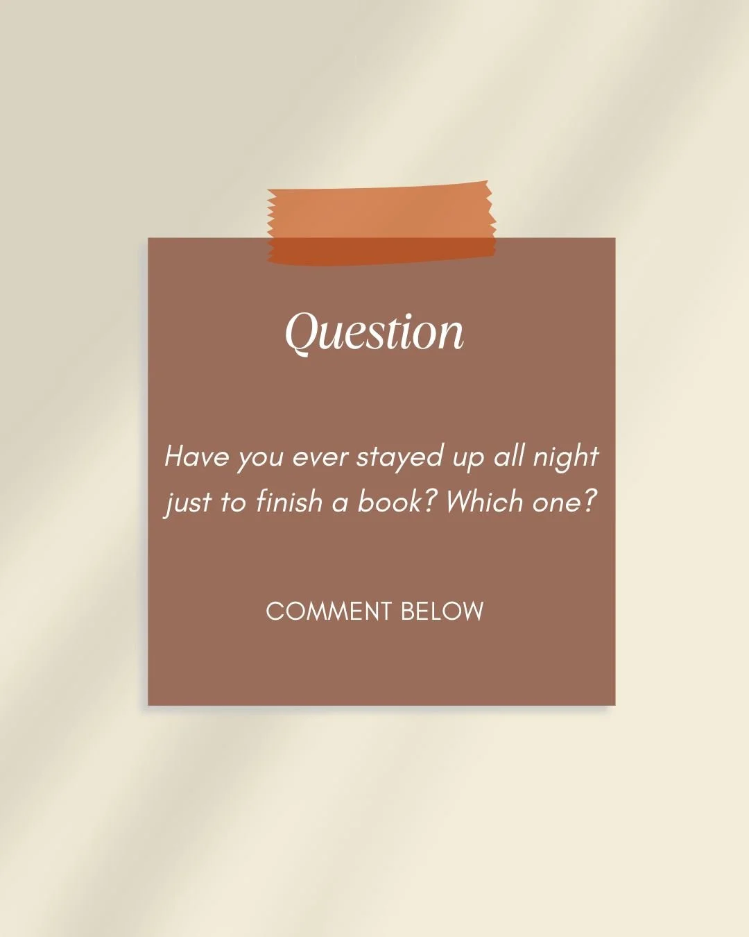 Ever stayed up way past bedtime because you had to finish a book? Which one kept you turning pages? 🌙

#BookHangover #LateNightReading #KellyRimmer