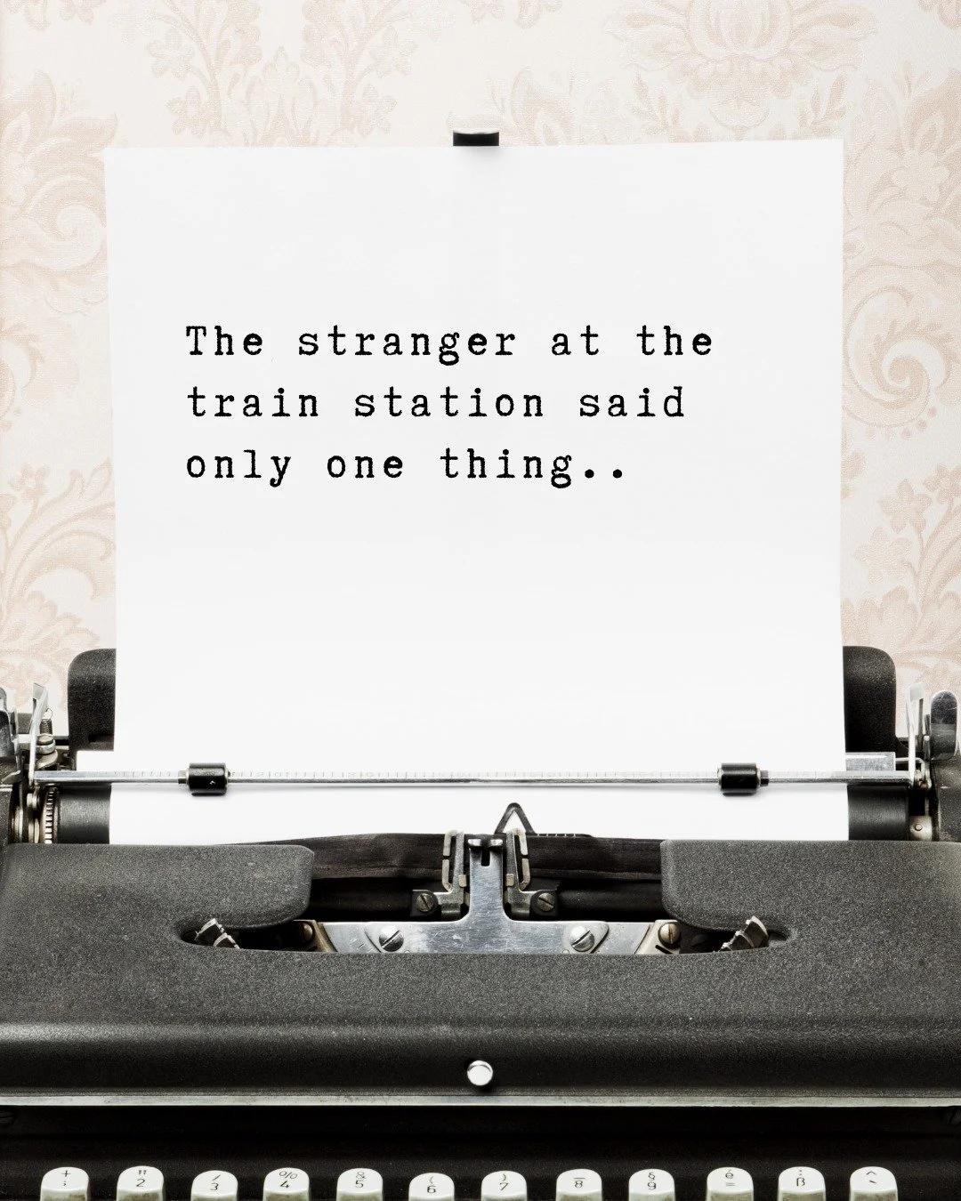 This truly has become my favourite day of the week because I LOVE reading all your ideas! 

Finish this sentence: 

The stranger at the train station said only one thing... 

Finish this sentence and drop your line in the comments!

#kellyrimmer #Wri
