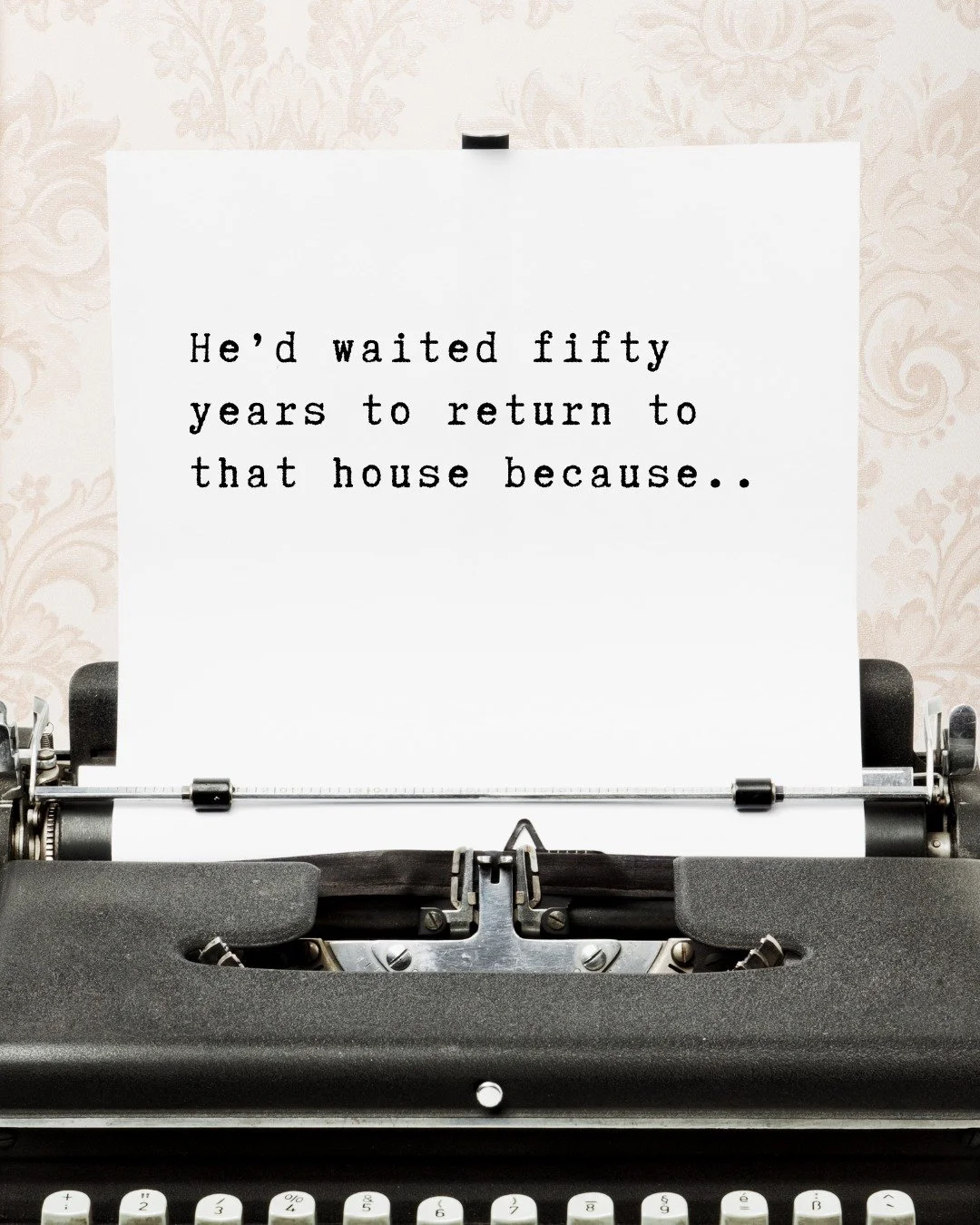 It's my favourite day of the week and I can't wait to see your creativity on this #FinishThisSentenceFriday! 

Finish this sentence: 

He&rsquo;d waited fifty years to return to that house because... 

I can already feel the emotion in this one. 💔 C