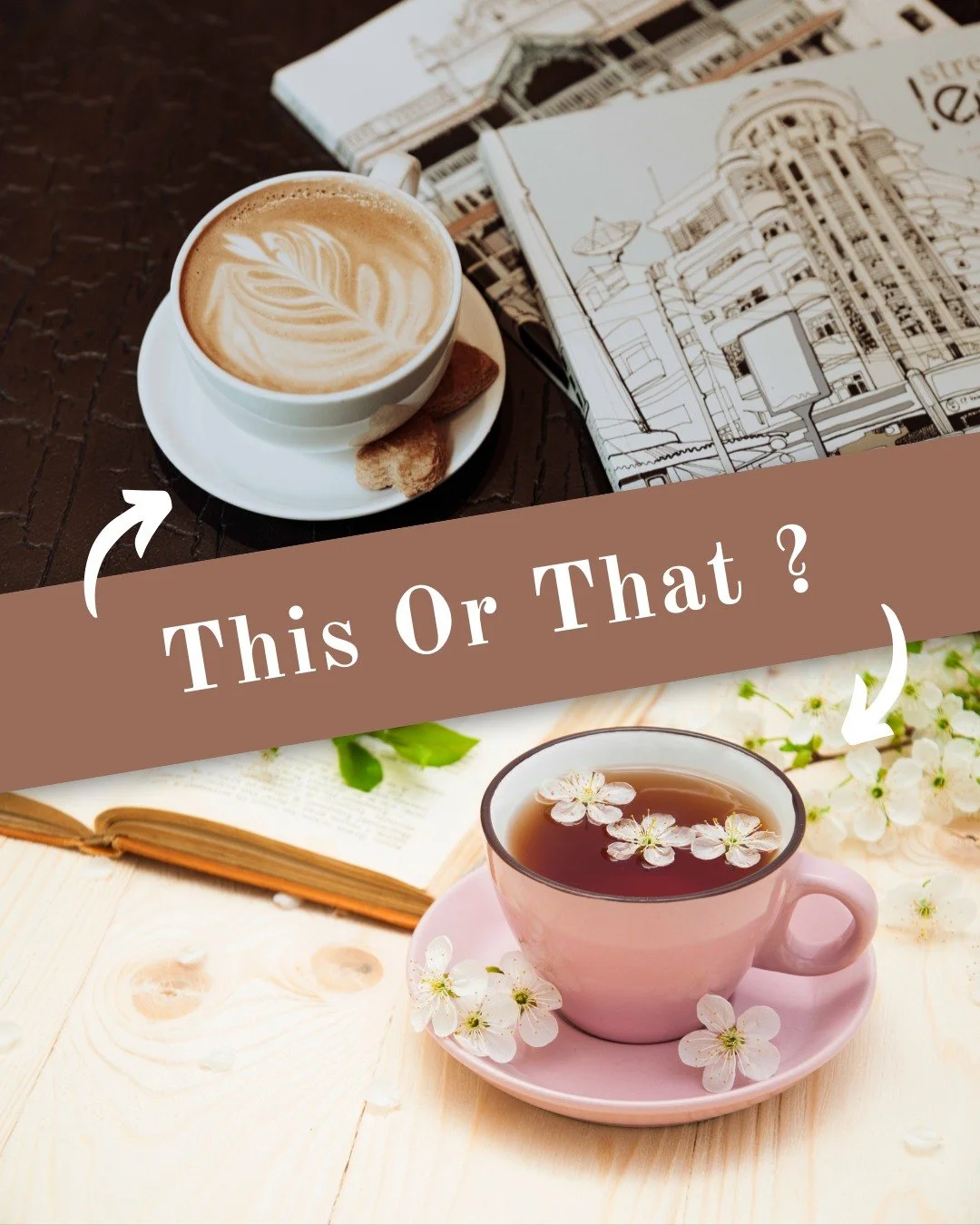 r me, I like coffee in the morning (especially while writing), and tea in the afternoon and at night. How about you.....what's your pleasure? 

#kellyrimmer #thisorthat #coffee #tea