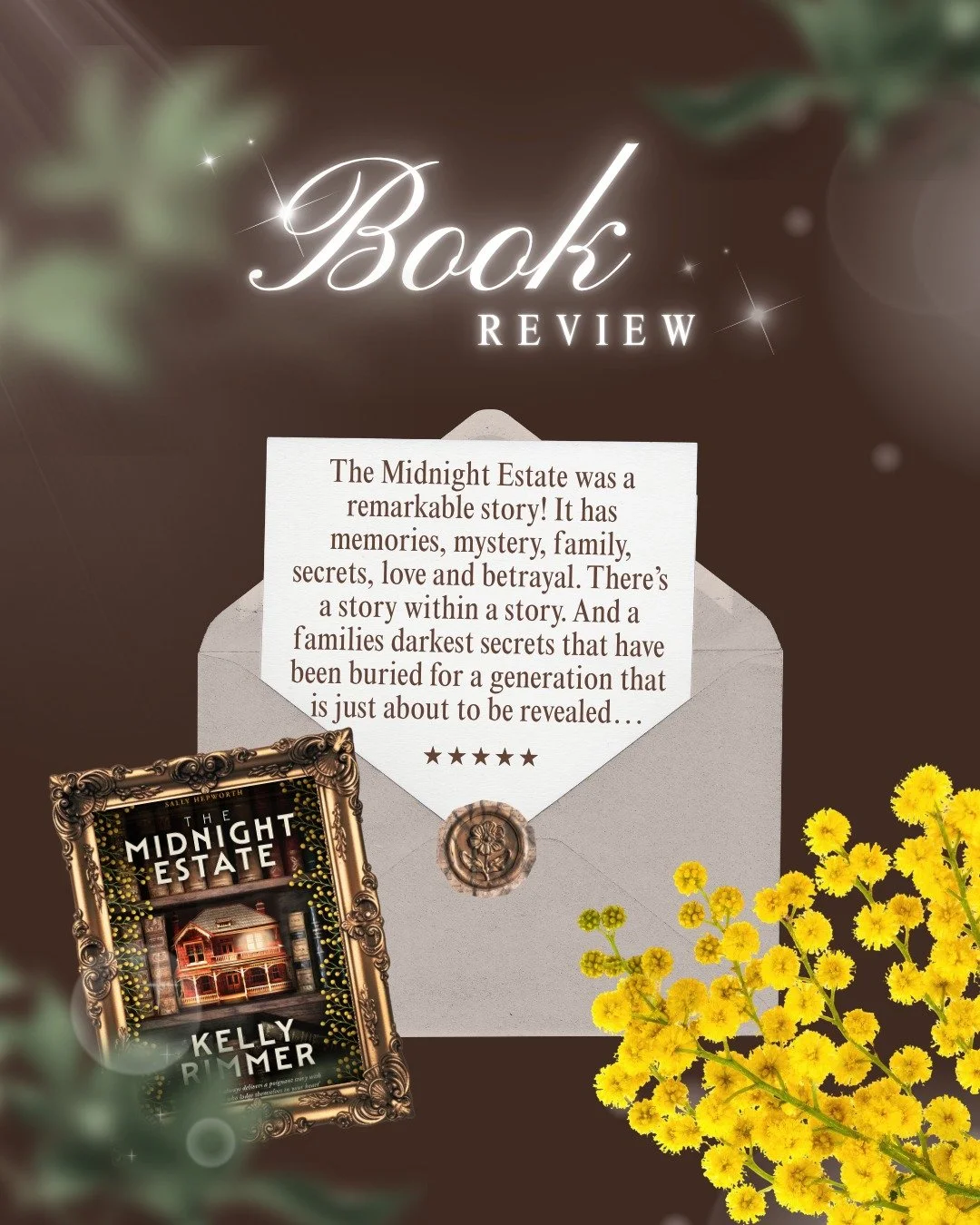 Seeing reviews like this still gives me that pinch me feeling. 💛

I&rsquo;m so incredibly grateful for all the love and thoughtful feedback The Midnight Estate has received. Every message, every review, every moment of connection with this story mea