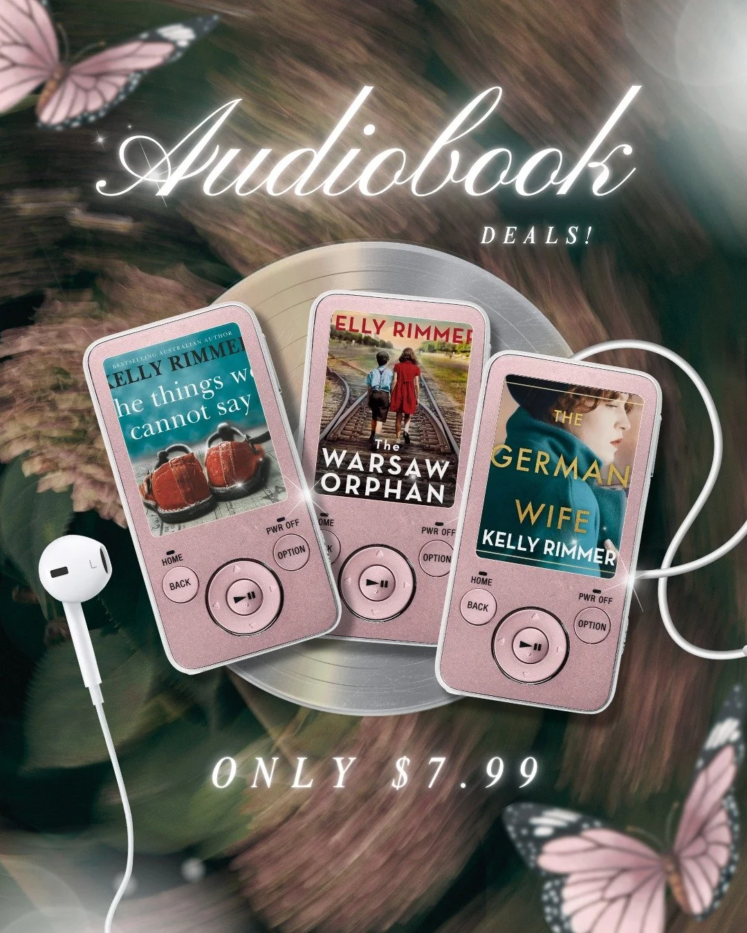 🎧✨ Audiobook Deal Alert for AU &amp; NZ Readers! ✨🎧

Calling all audiobook lovers in Australia and New Zealand&hellip; three of my historical fiction novels are currently on special promo at Audible for just $7.99 through 31 May! 💛

🎧 The Things 