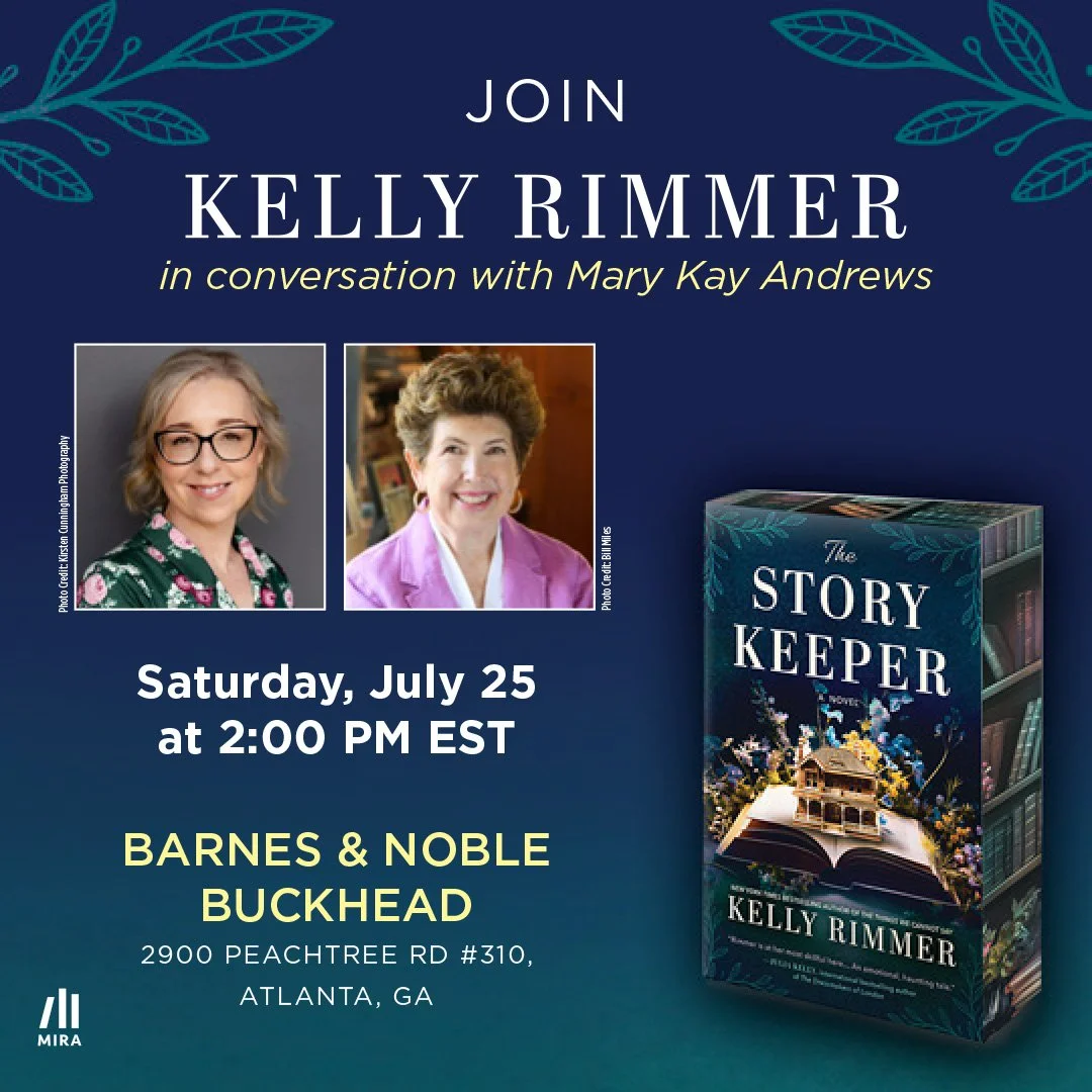 Atlanta friends, this is going to be such a special event! ✨📚

I&rsquo;ll be at @bnbuckhead on Saturday, July 25 at 2PM celebrating The Story Keeper alongside the wonderful Mary Kay Andrews. Honestly, I can&rsquo;t imagine a better way to wrap up th