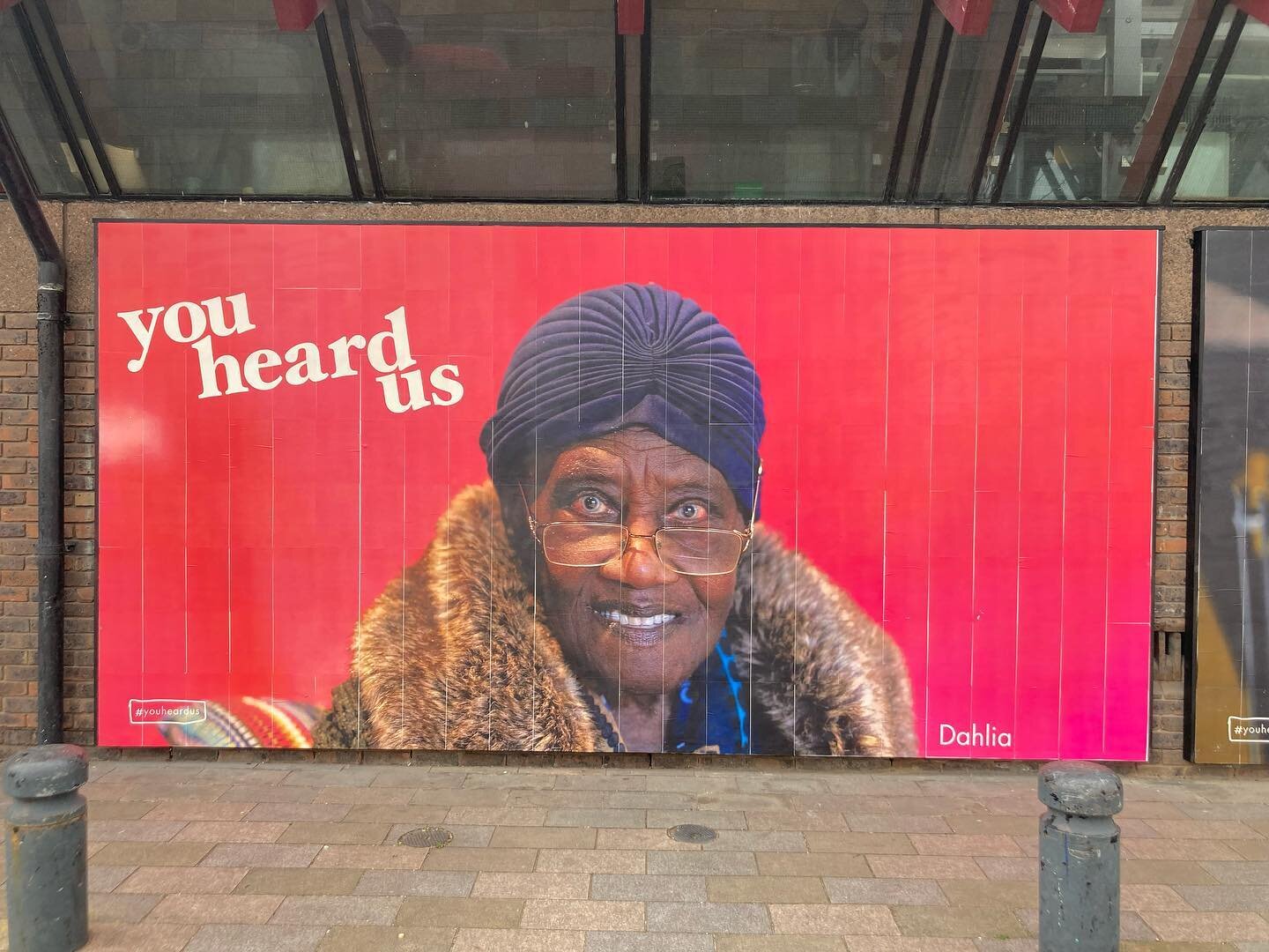 Spent last week building billboards with @tiggatytim at @thealbanyse8  for the installation of You Heard Us in Deptford.

Couldn&rsquo;t have made it all happen with the team of wallpapering-big-hearted-dreamers that joined us along the way. Big love