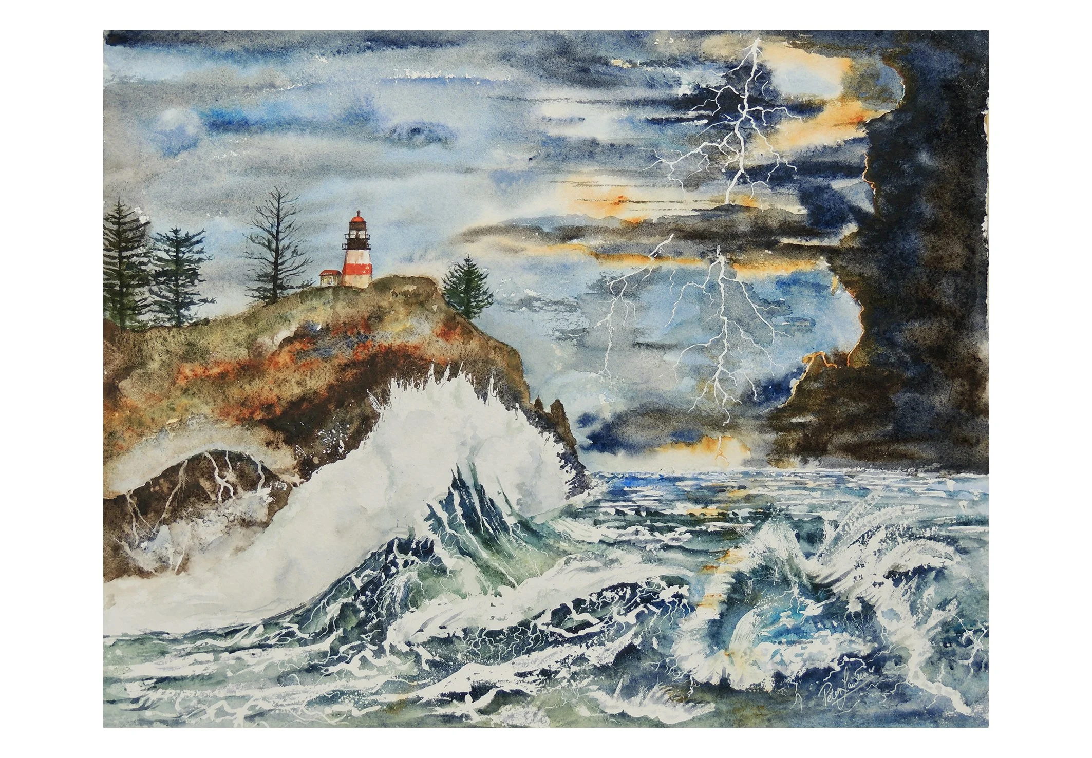 Lighthouse Storm