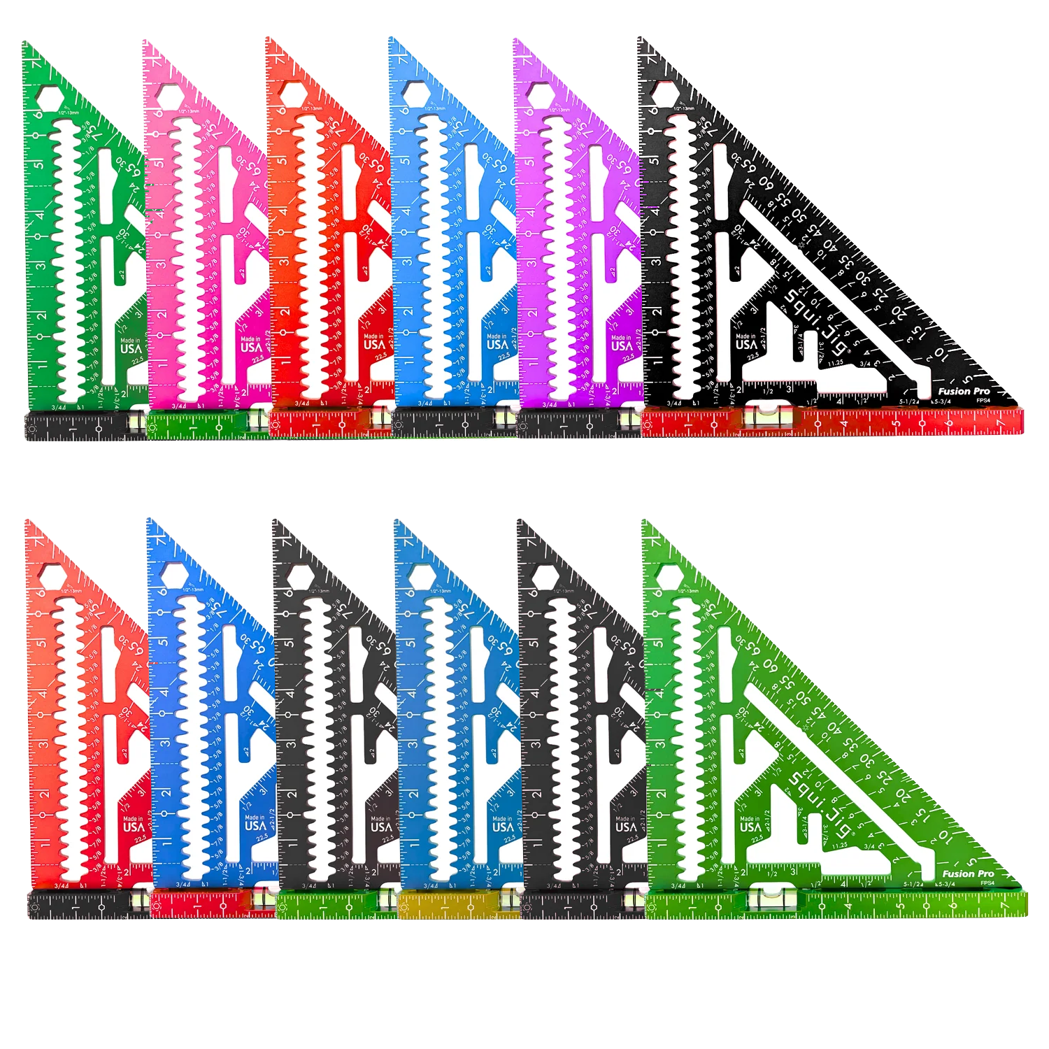 7.5" Fusion SquiJig colors