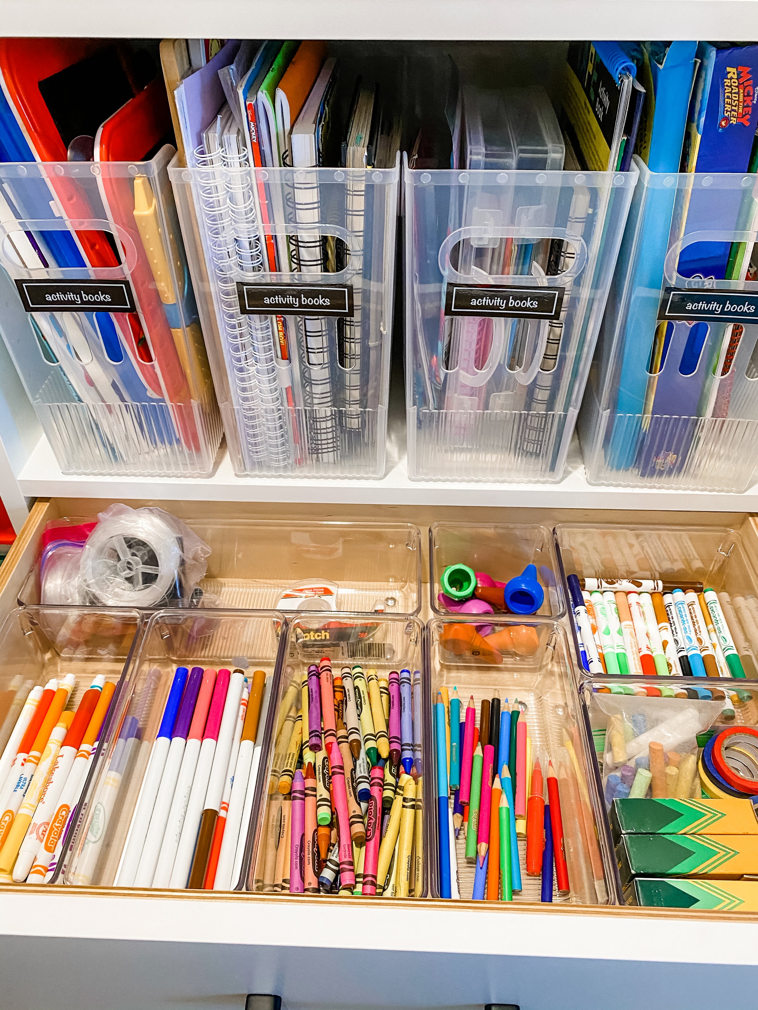 How I Finally Got Our Art Supplies Organized - Project Nursery